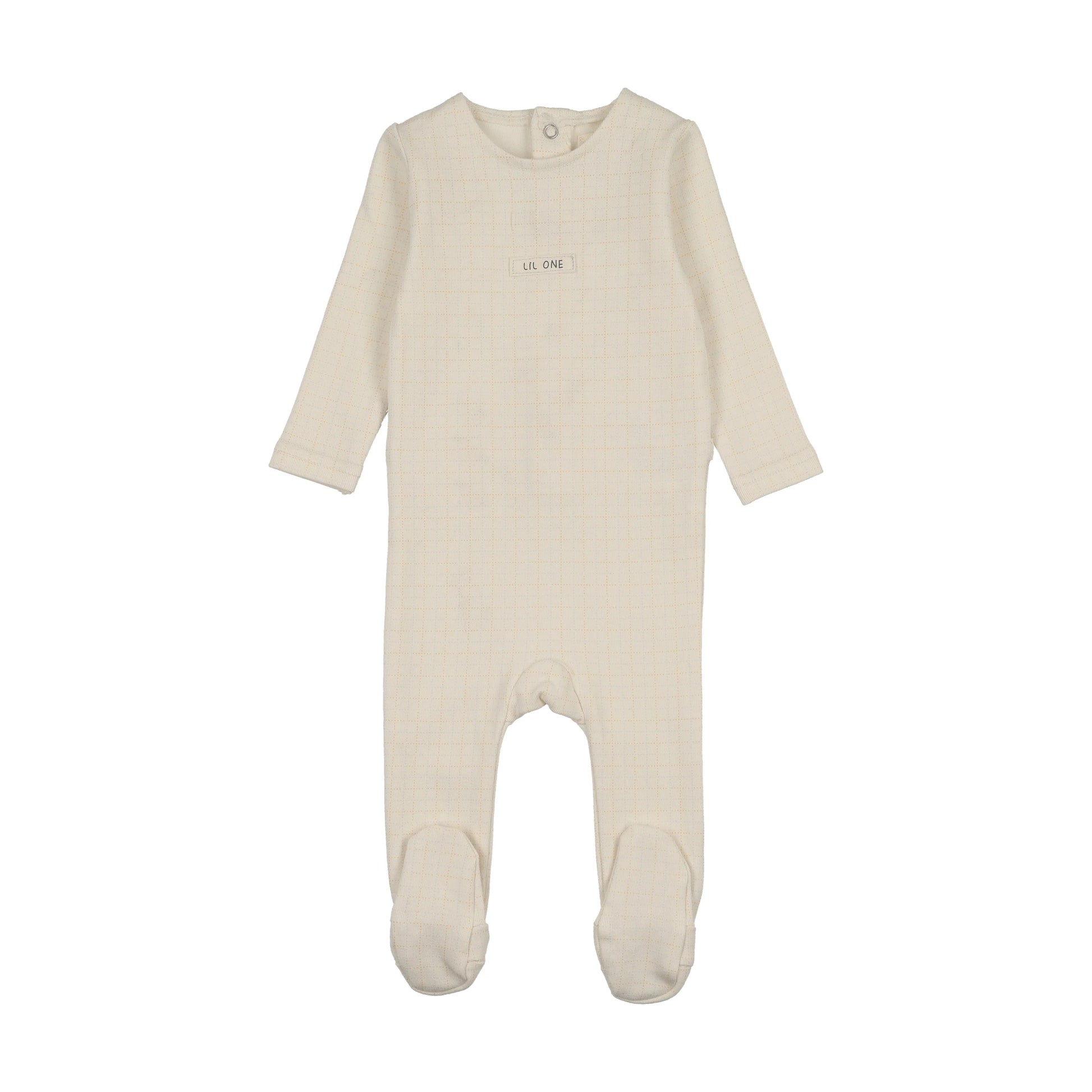 Analogie Grid Print Footie -  SS26 -