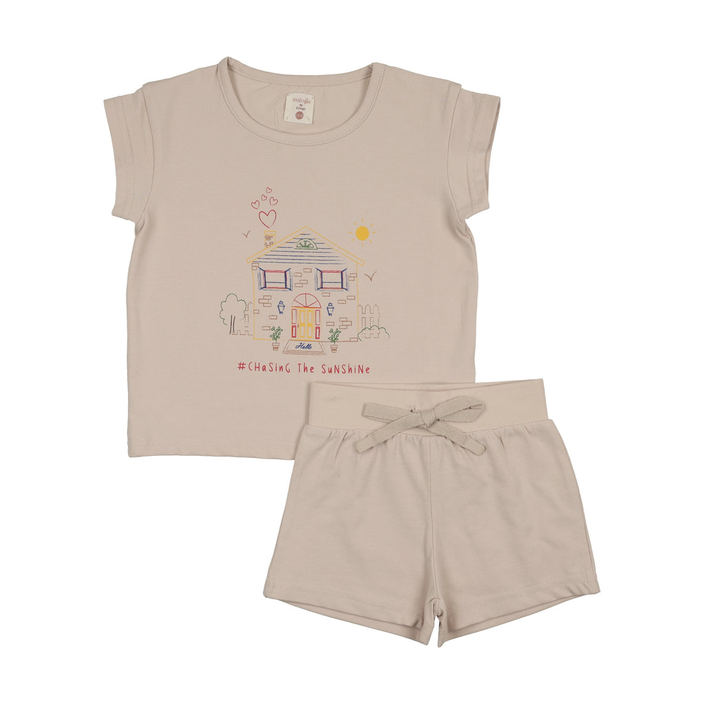 Analogie Girls House Marled Set - SS26 -