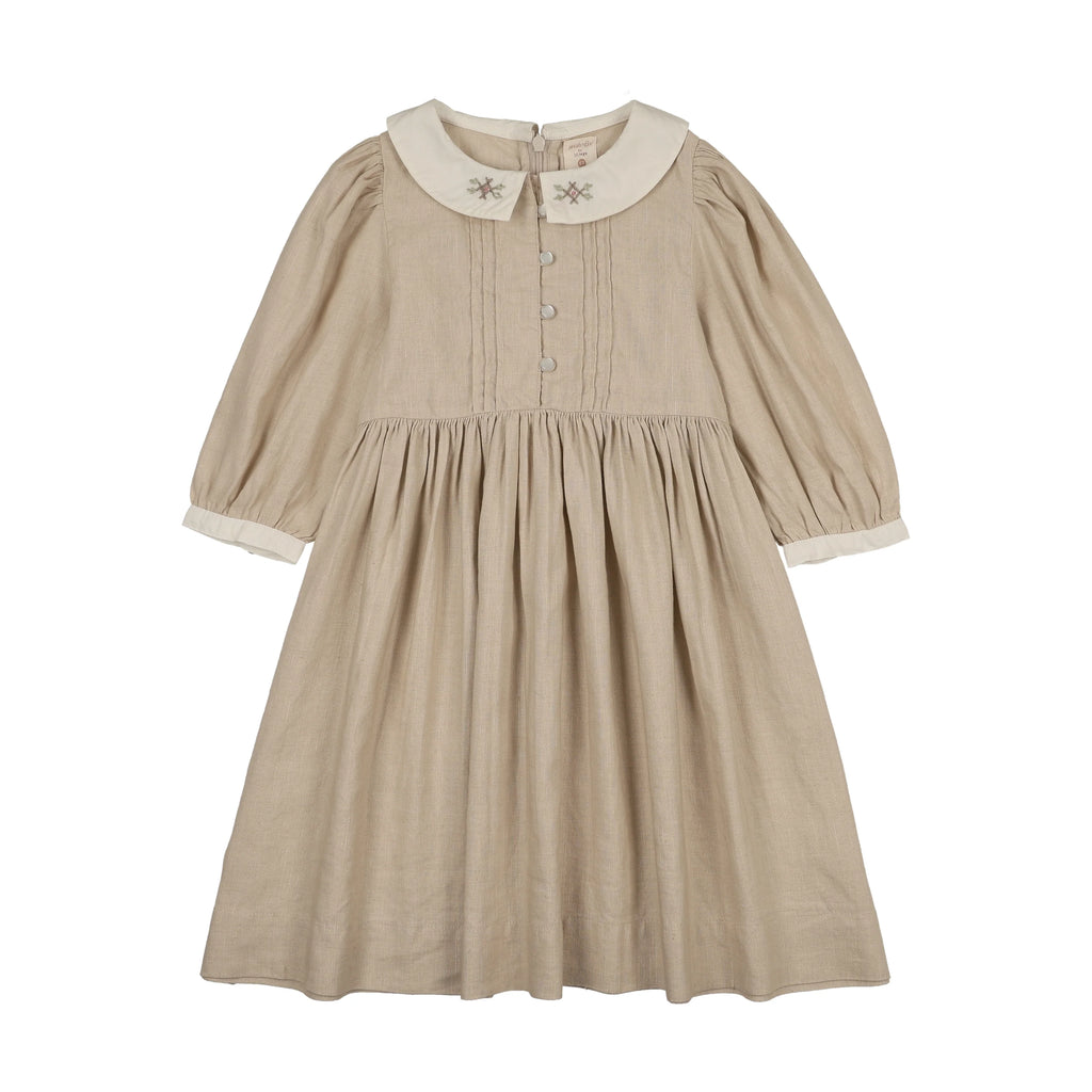 Analogie Pintuck Dress 3/4 Sleeve - SS26 -