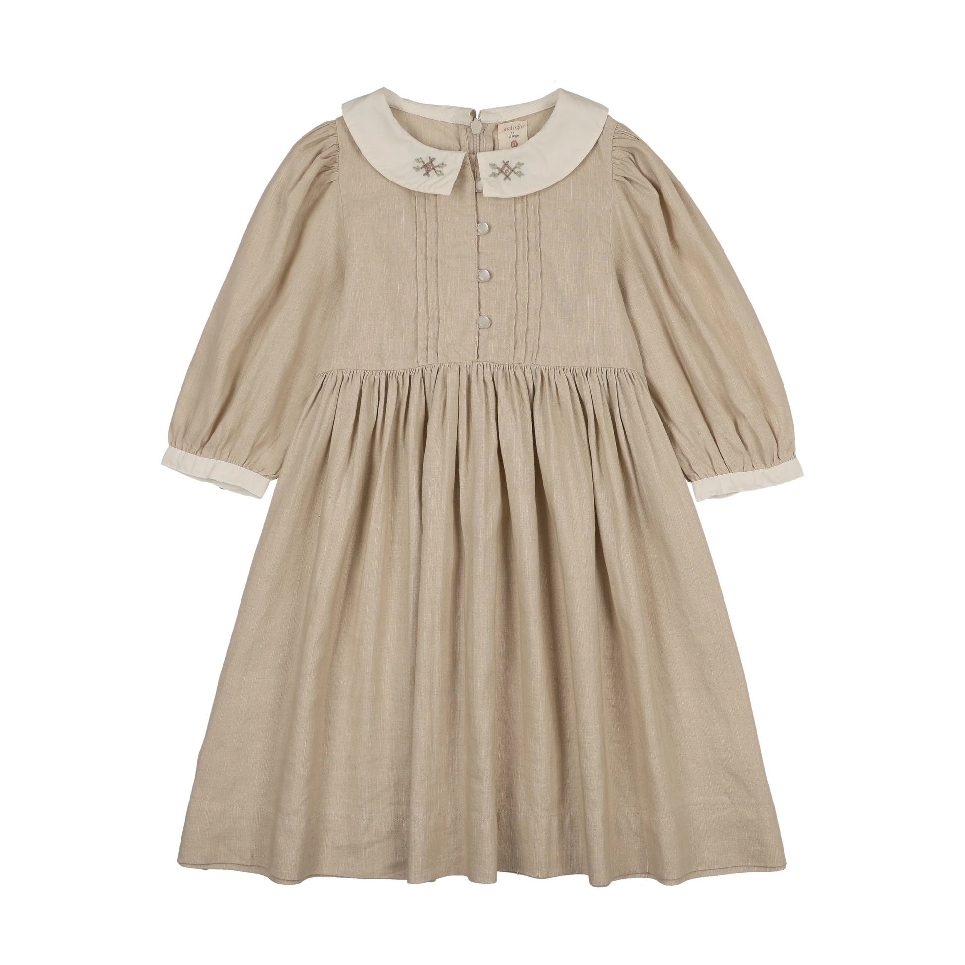 Analogie Pintuck Dress 3/4 Sleeve - SS26 -