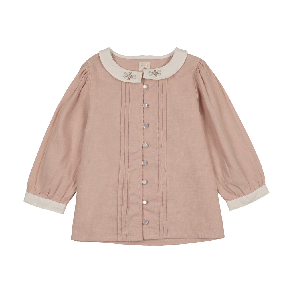 Analogie Pintuck Blouse 3/4 Sleeve - SS26 -