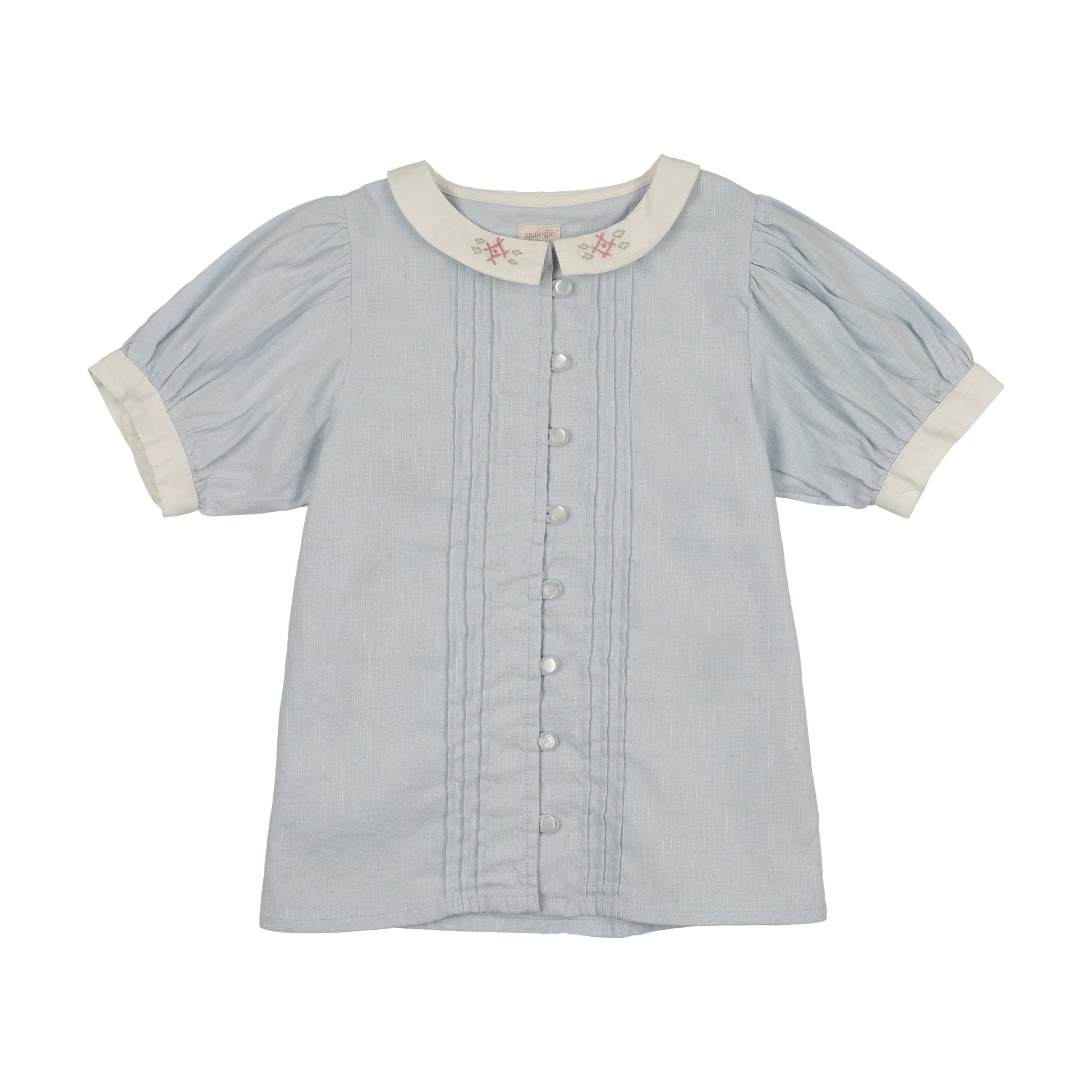Analogie Pintuck Blouse Short Sleeve - SS26 -