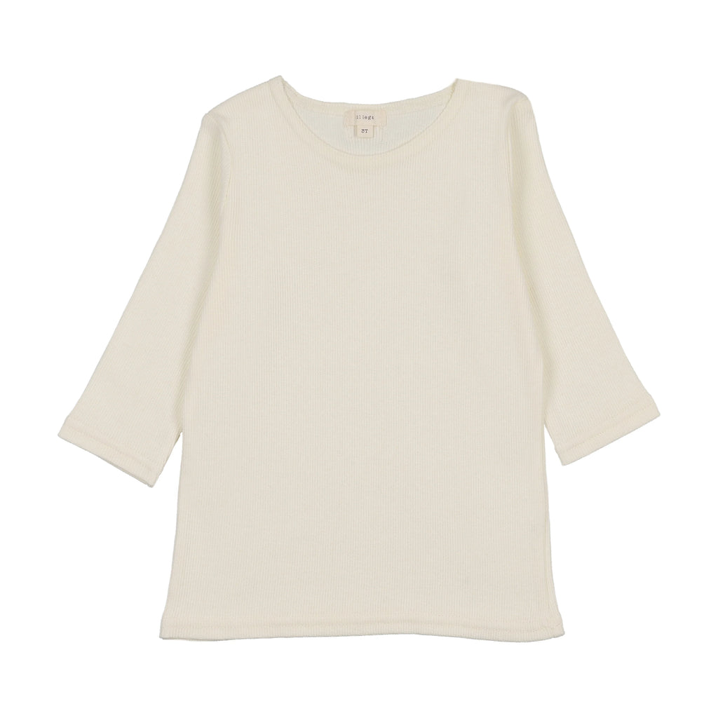 Lil Legs Ribbed Short Sleeve Tee -
