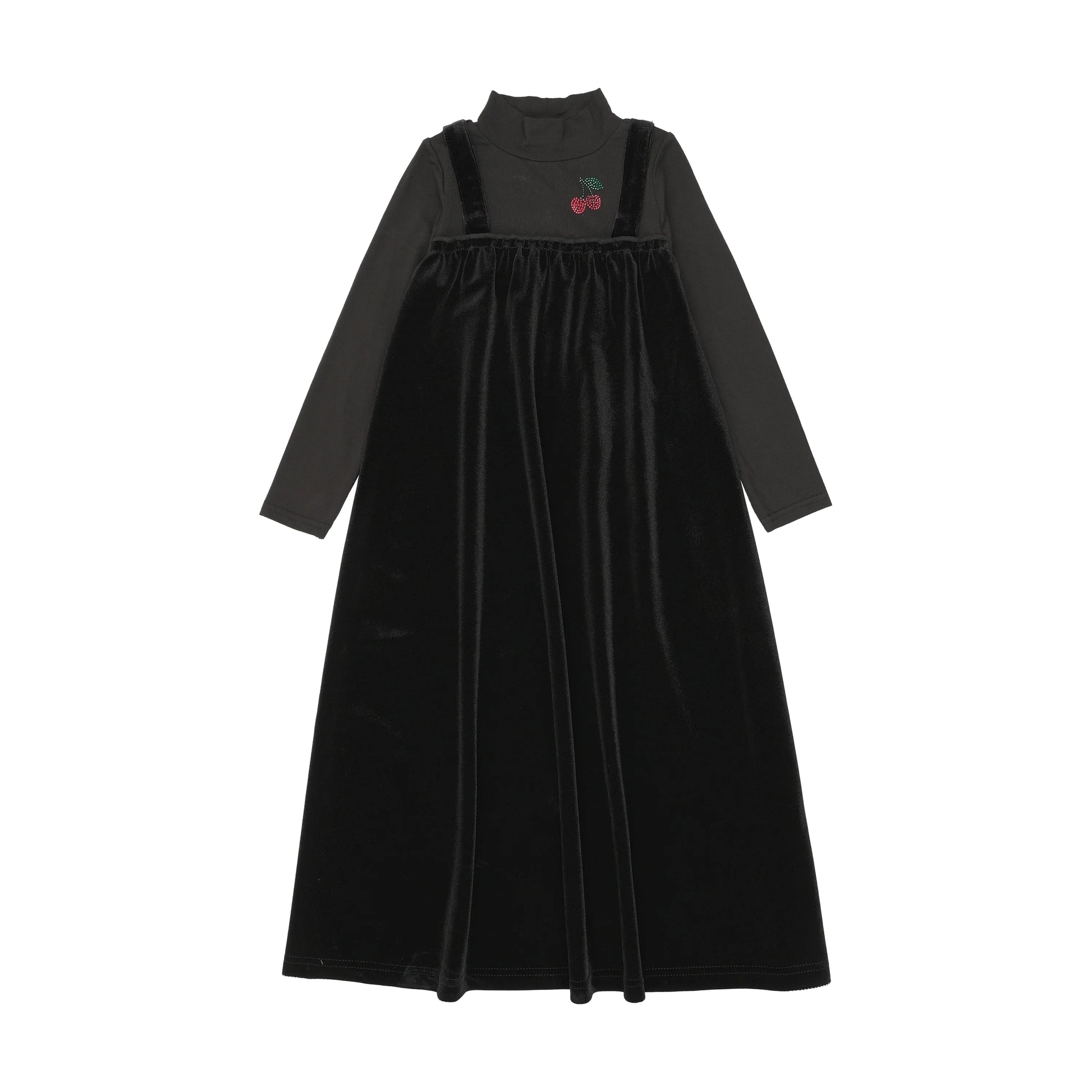 Lil Legs Mockneck Cherry Maxi - FW26 -