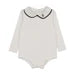 Analogie Peter Pan Onesie With Piping - FW26 -