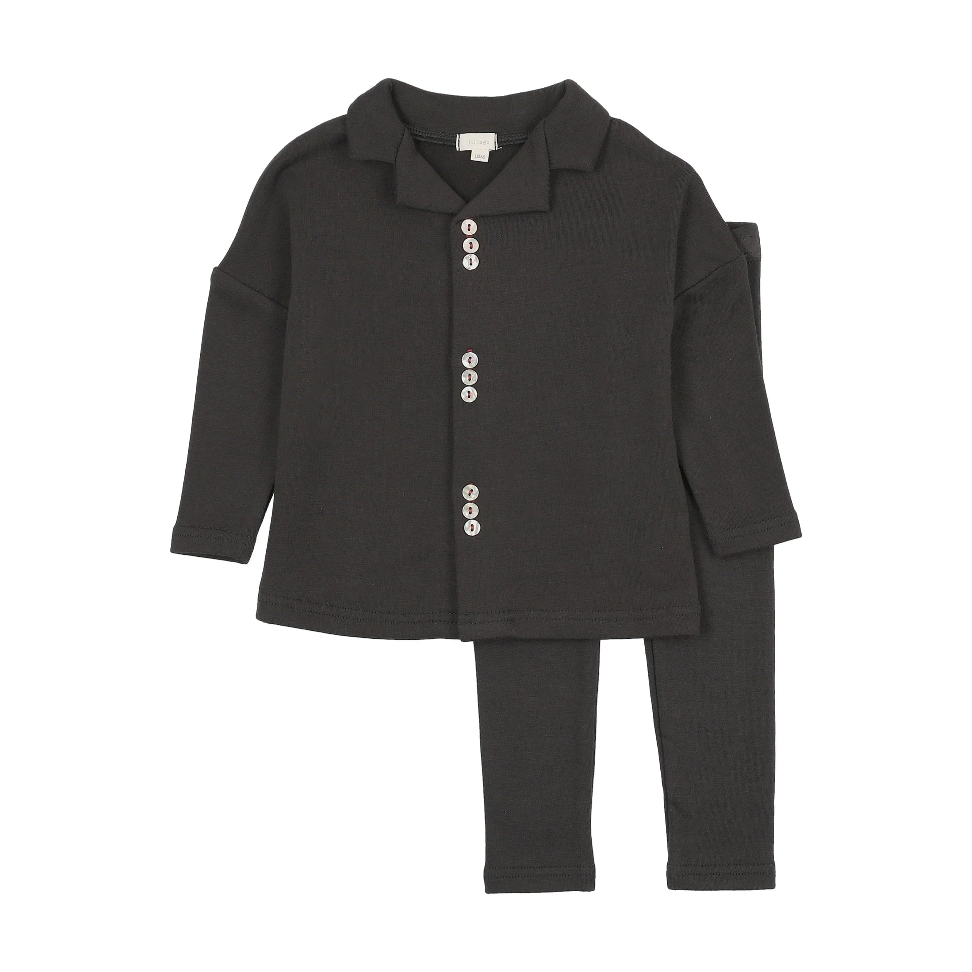 Lil Legs Button Front Lounge Set - FW26 -