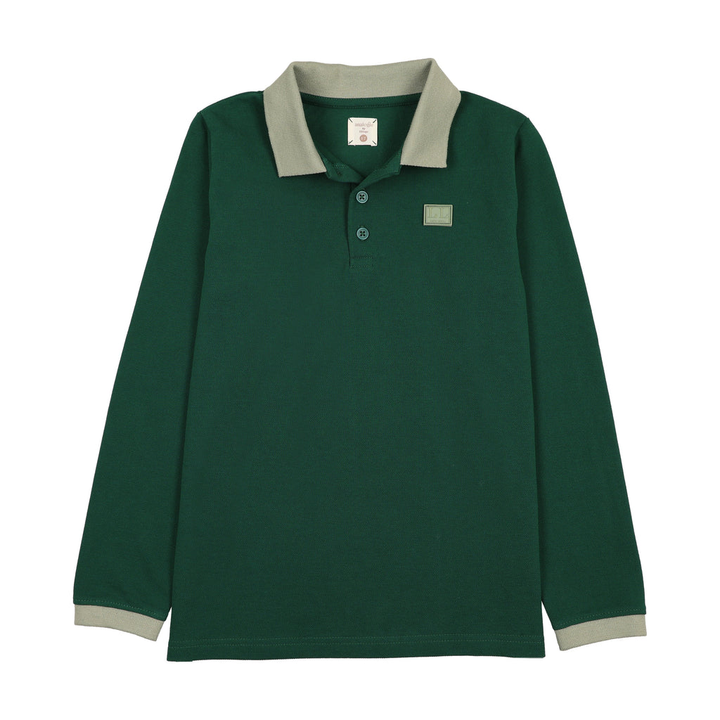 Analogie Contrast Collar Polo - FW26 -