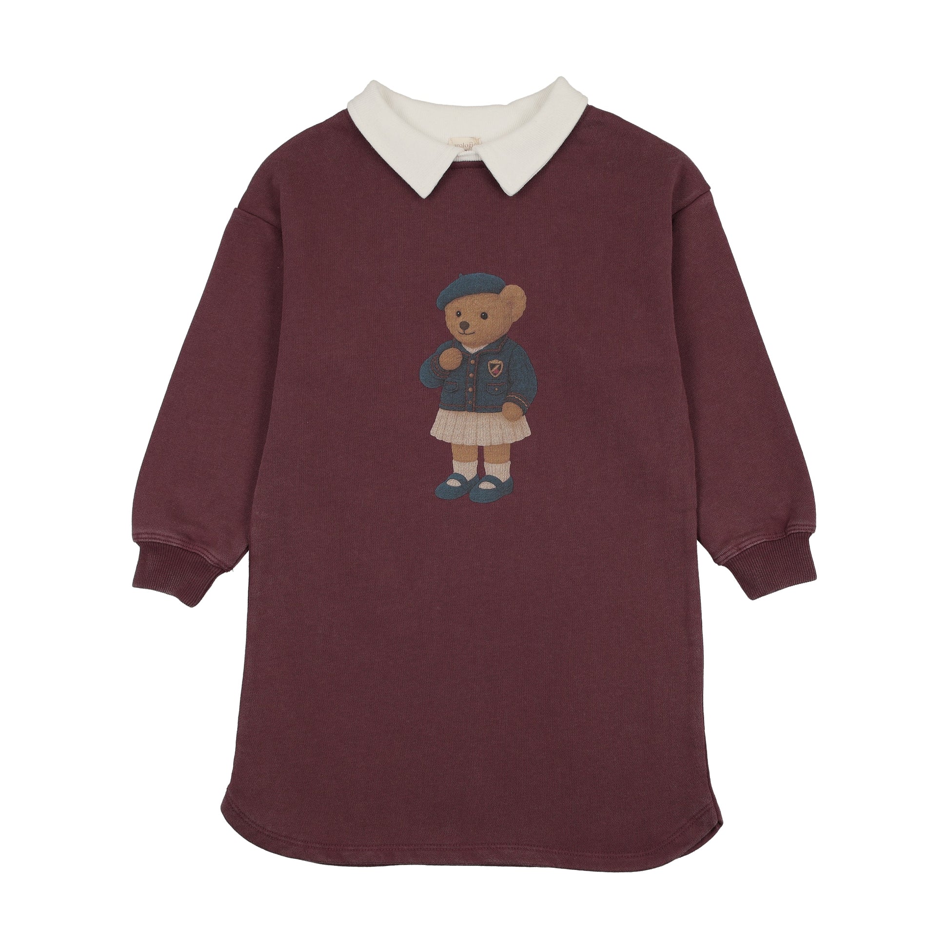 Analogie Bear Sweatshirt Dress - FW26 -