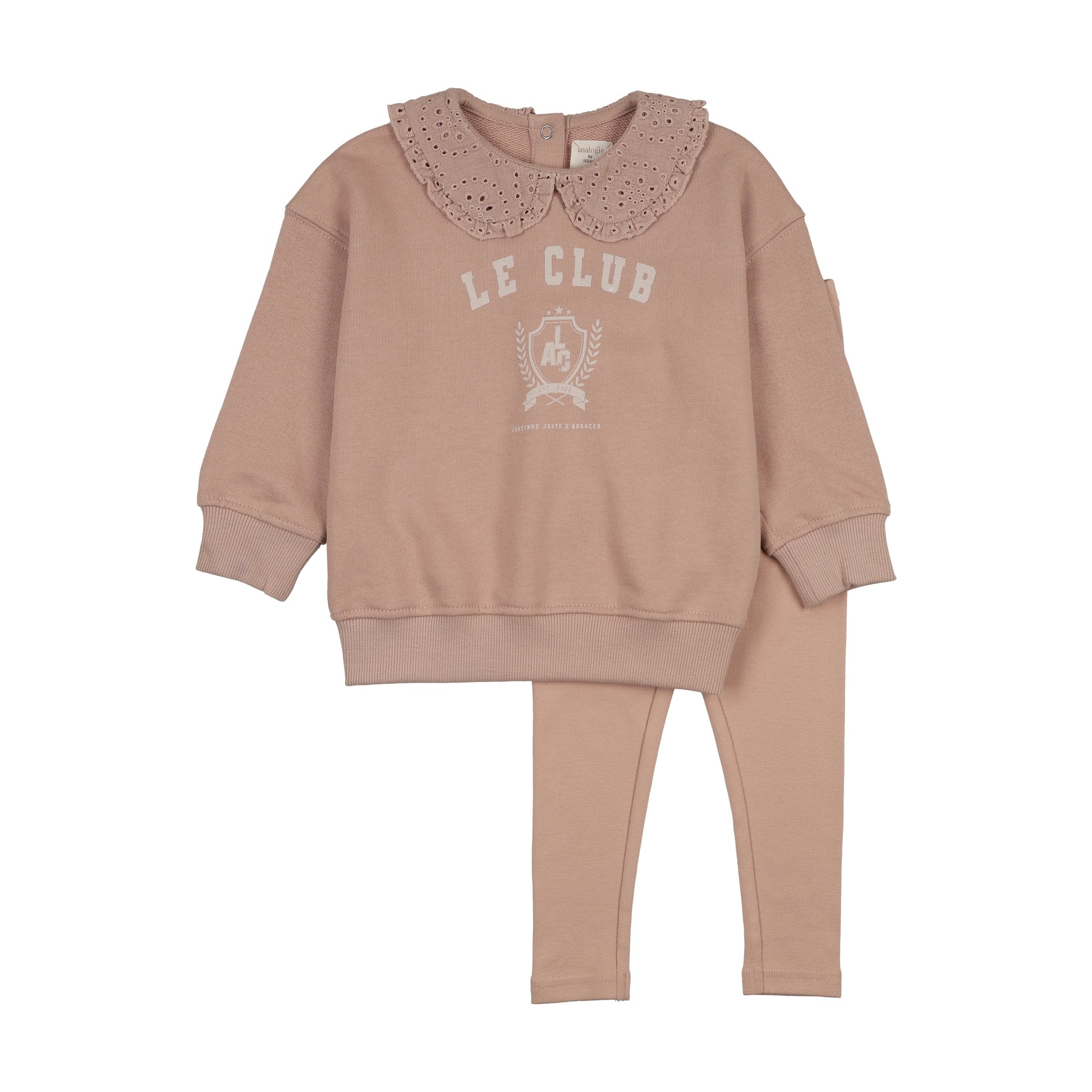 Analogie Varsity Crest Girls Sweatshirt Set - FW26 -