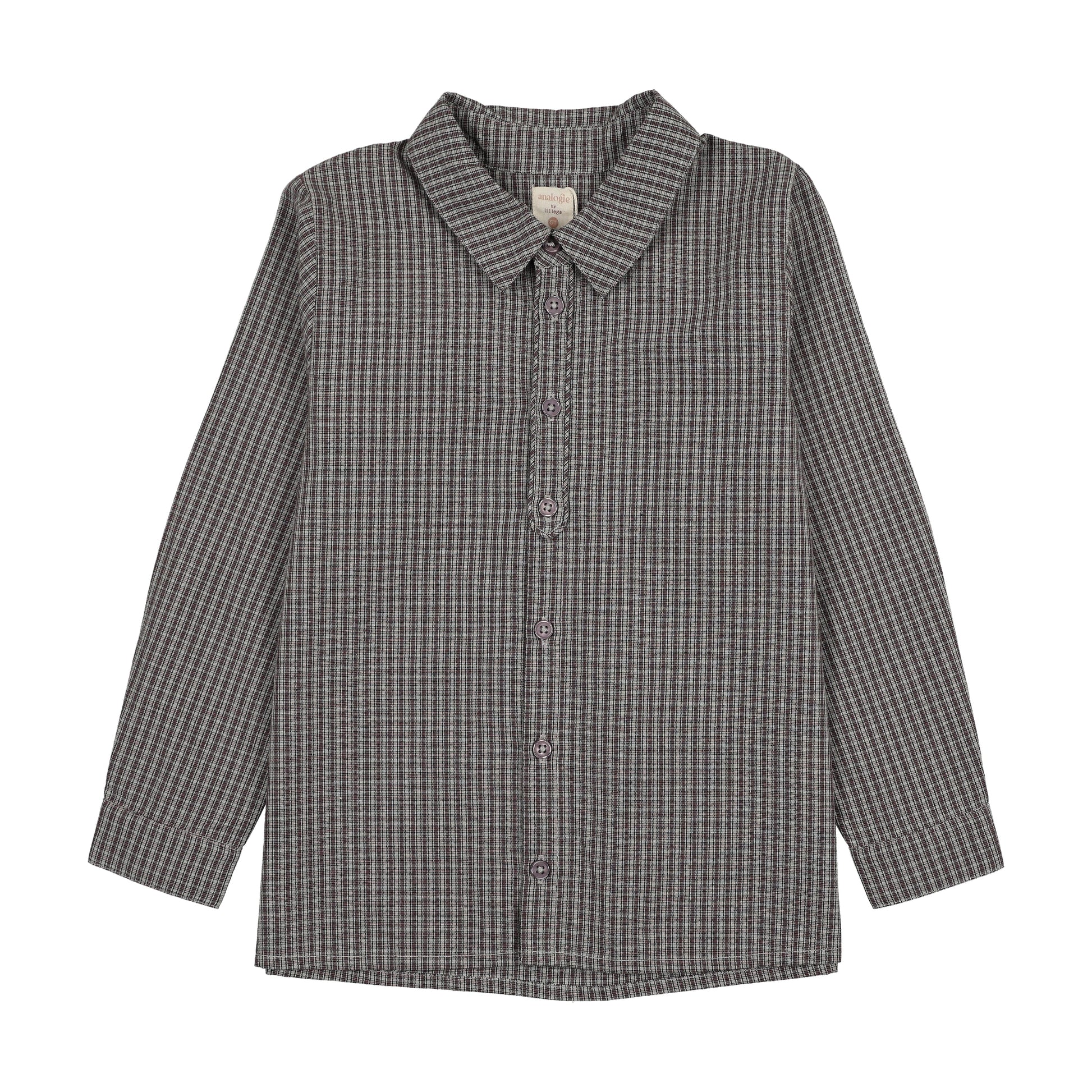 Analogie Plaid Edition Boys Shirt - FW26 -