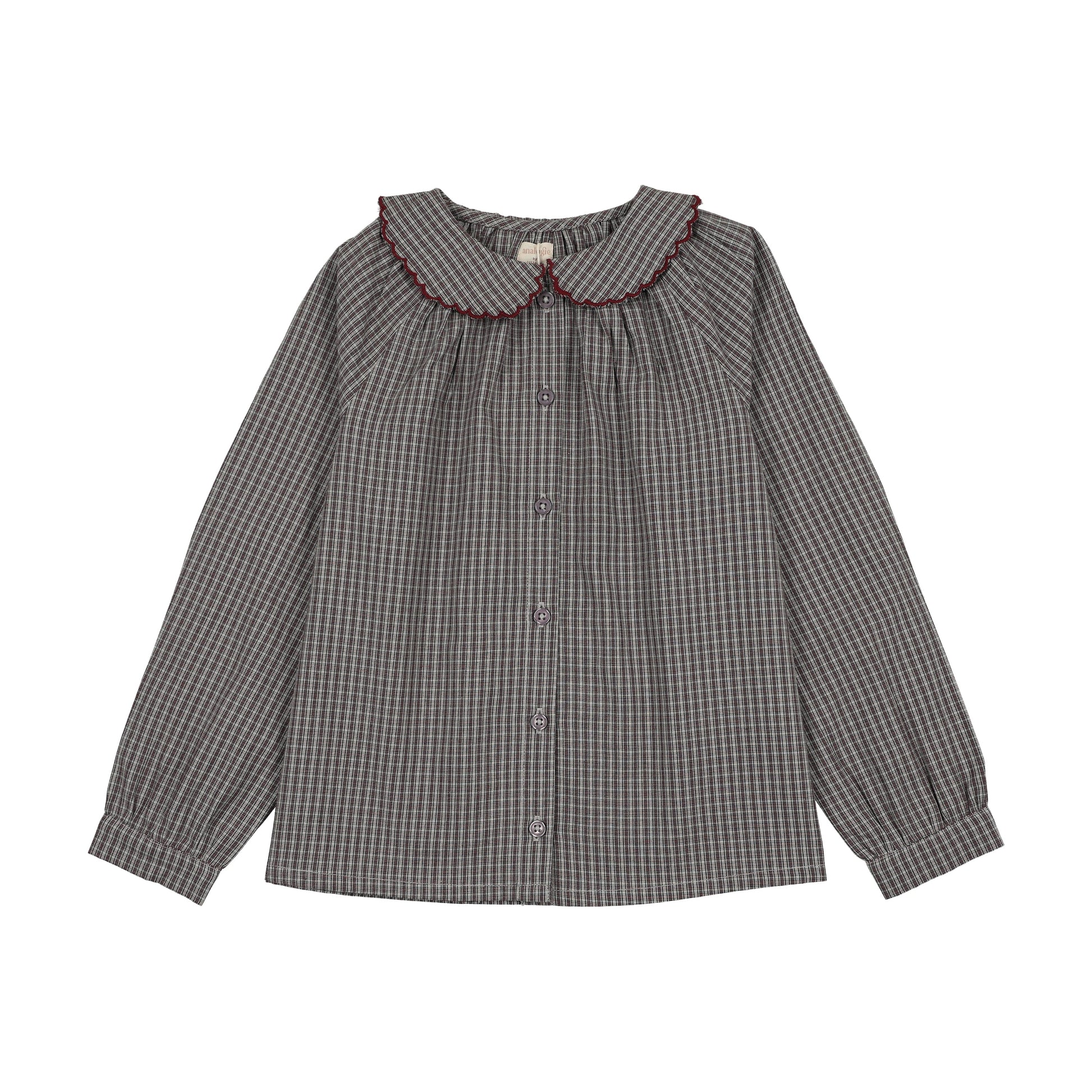 Analogie Plaid Edition Girls Shirt - FW26 -