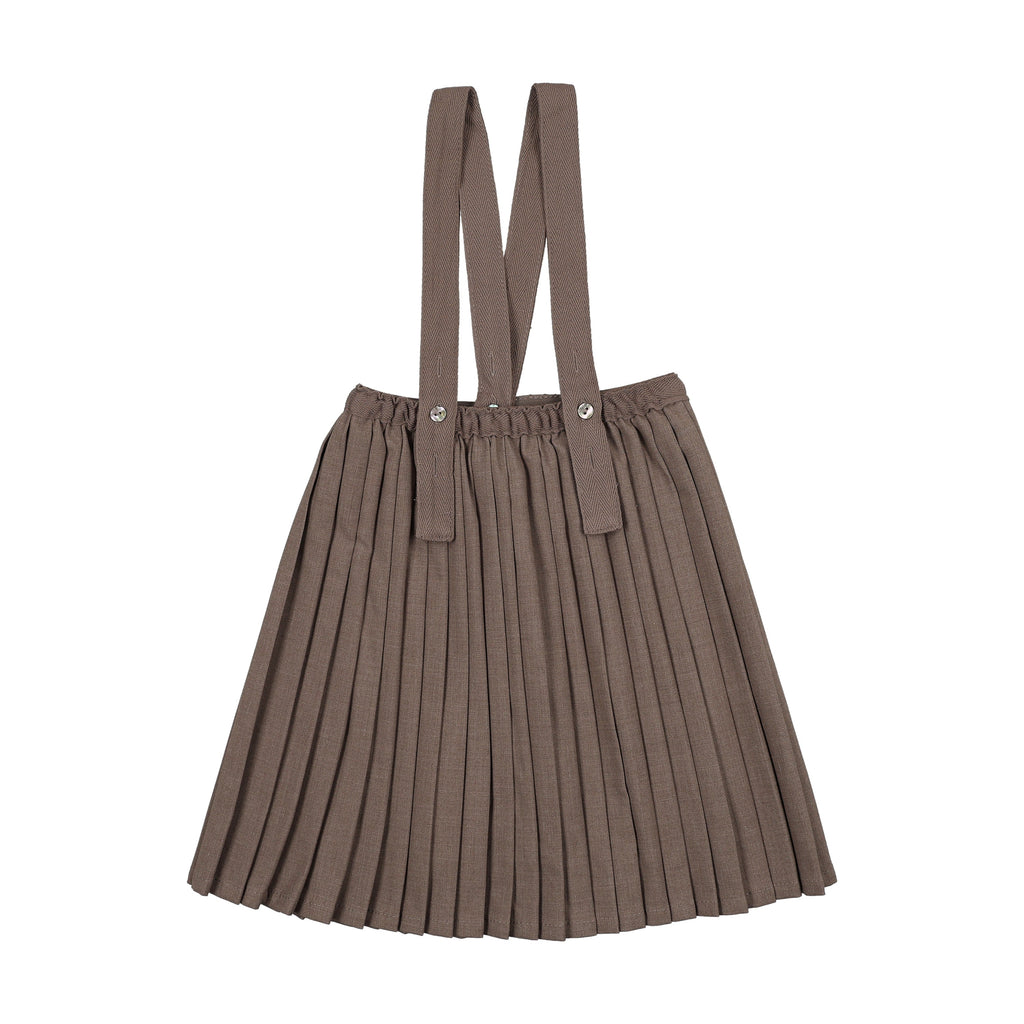 Analogie Knife Pleated Suspender Skirt - FW26 -
