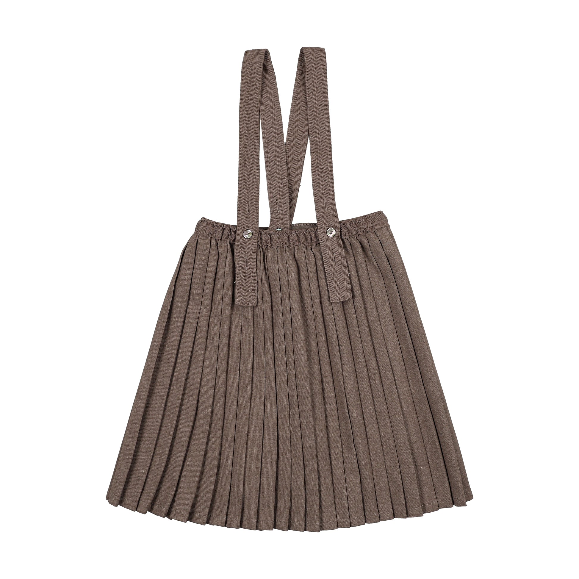 Analogie Knife Pleated Suspender Skirt - FW26 -