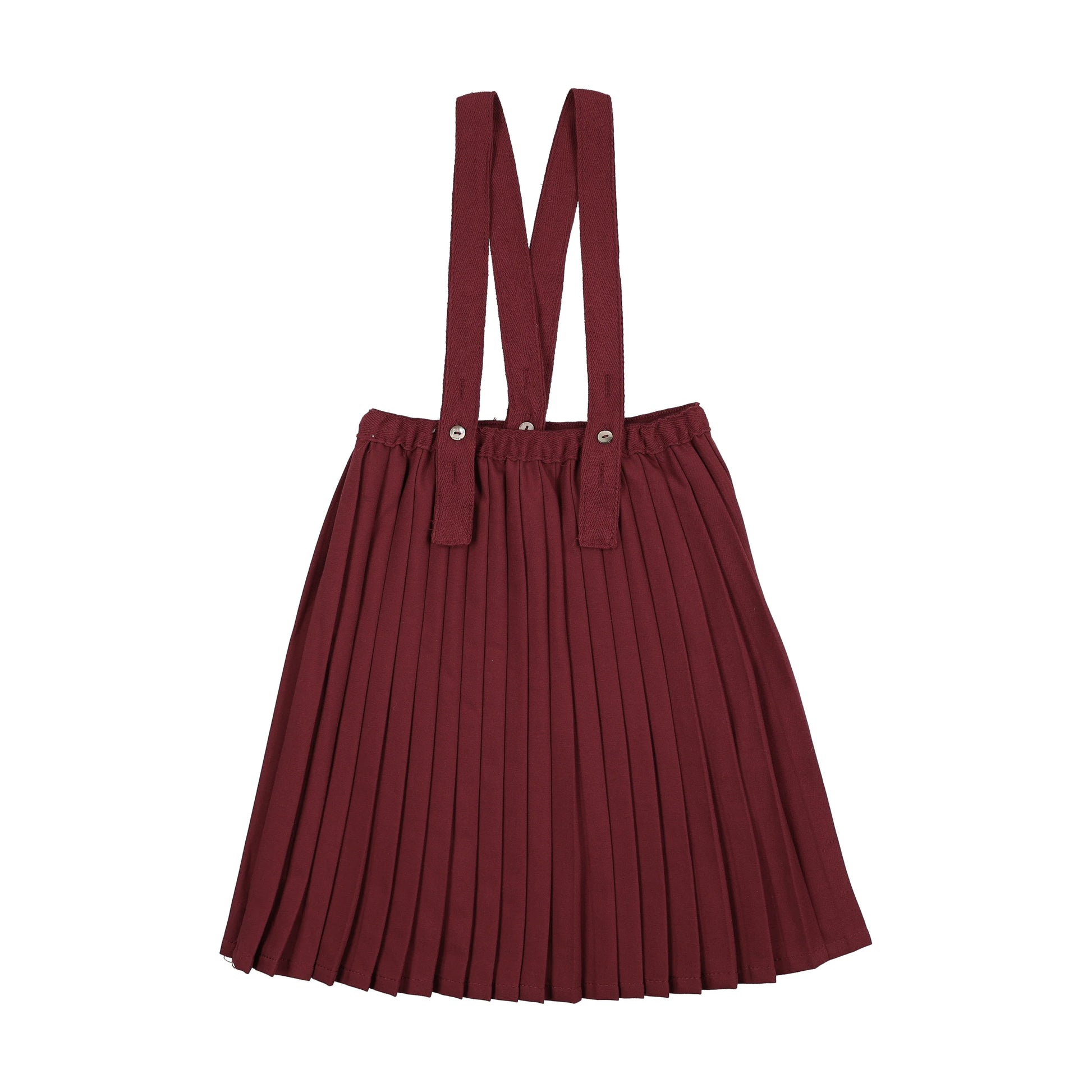 Analogie Knife Pleated Suspender Skirt - FW26 -