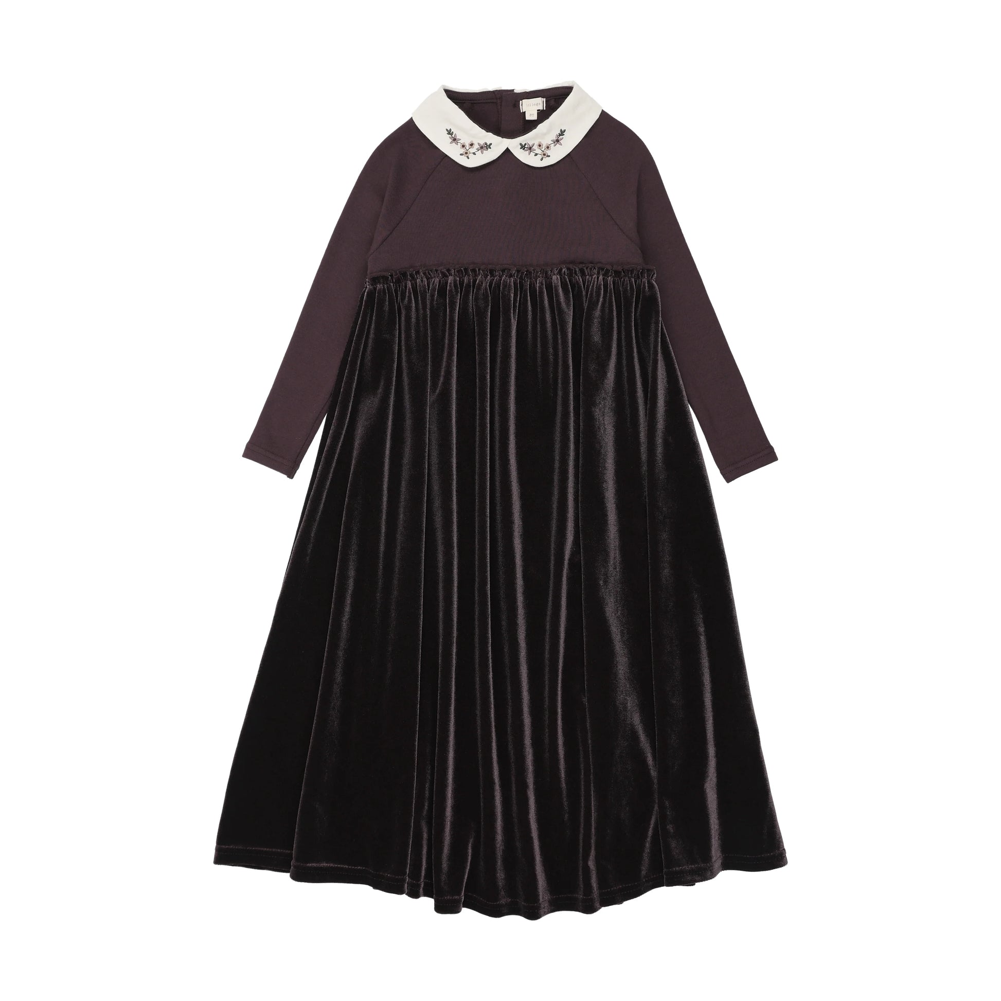 Lil Legs Embroidered Collar Maxi - FW26 -