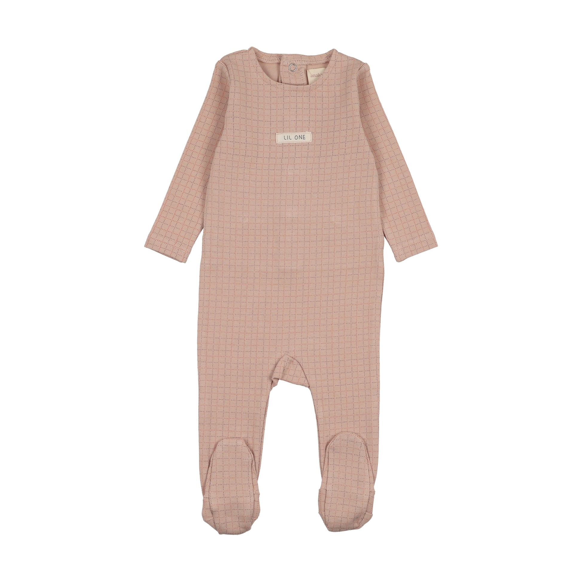 Analogie Grid Print Footie -  SS26 -