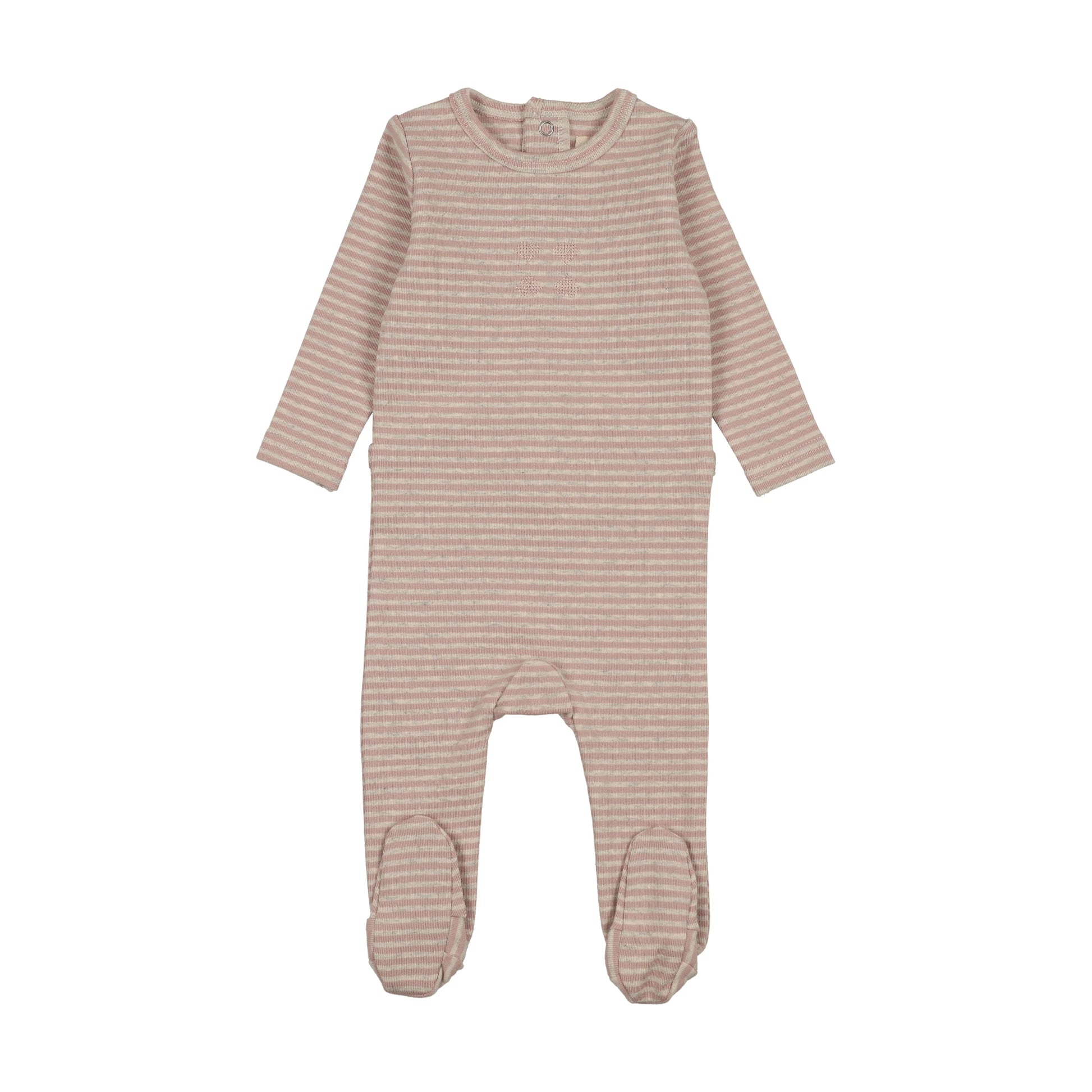 Analogie Heather Stripe Footie - SS26 -