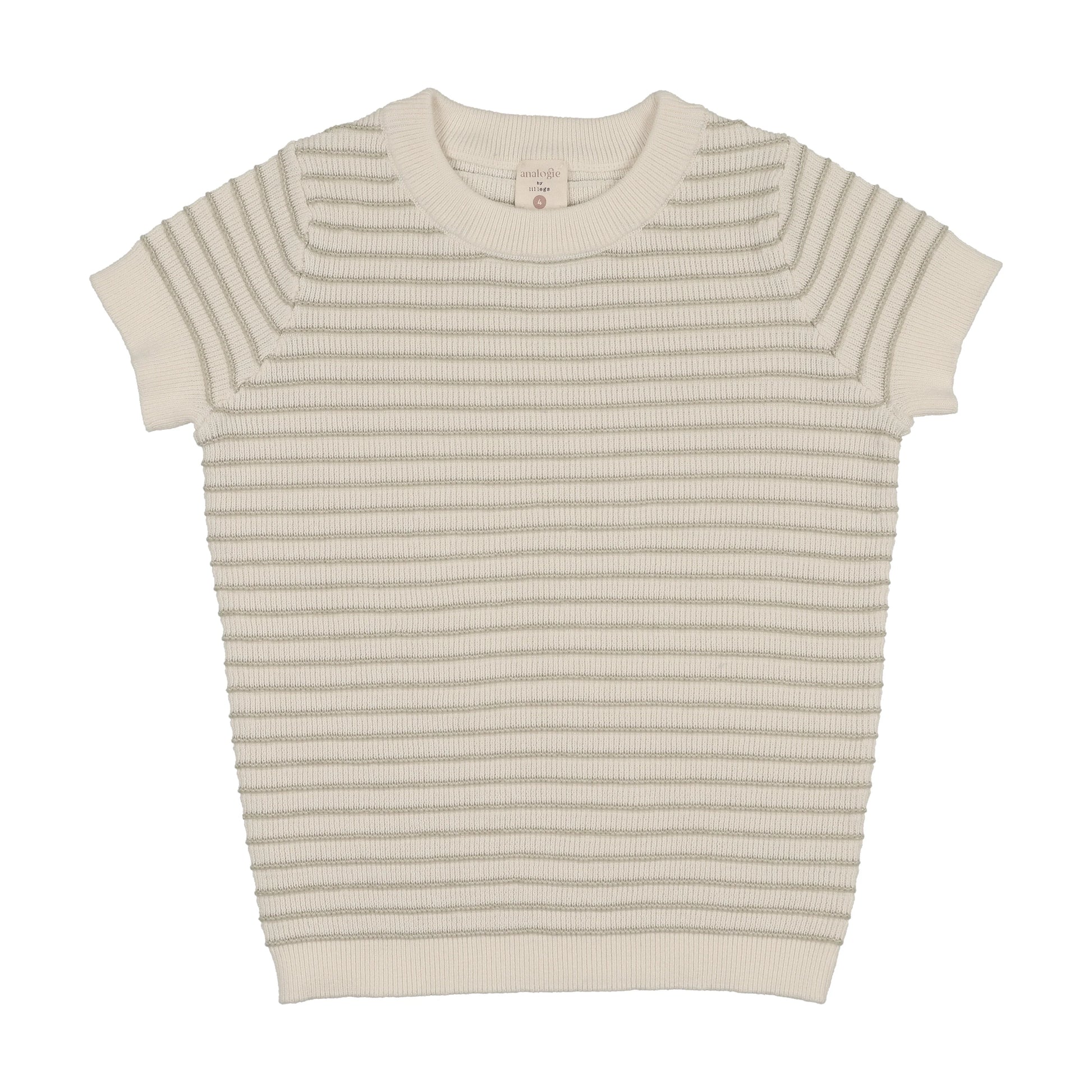 Analogie Textured Stripe Knit Crewneck - SS26 -