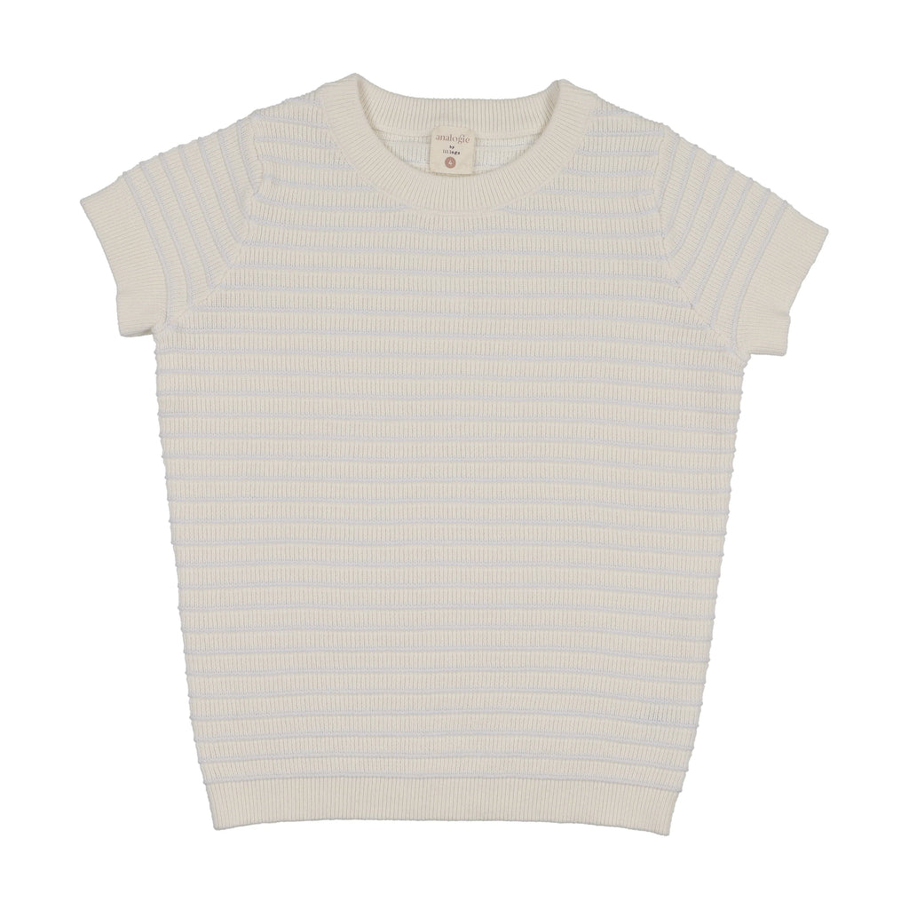Analogie Textured Stripe Knit Crewneck - SS26 -