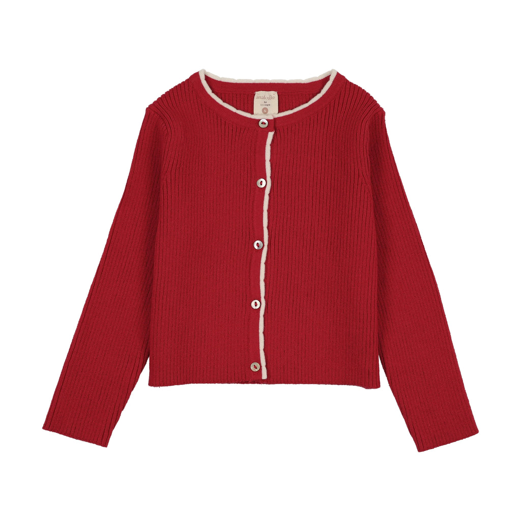 Analogie Scallop Rib Cardigan - SS26 -