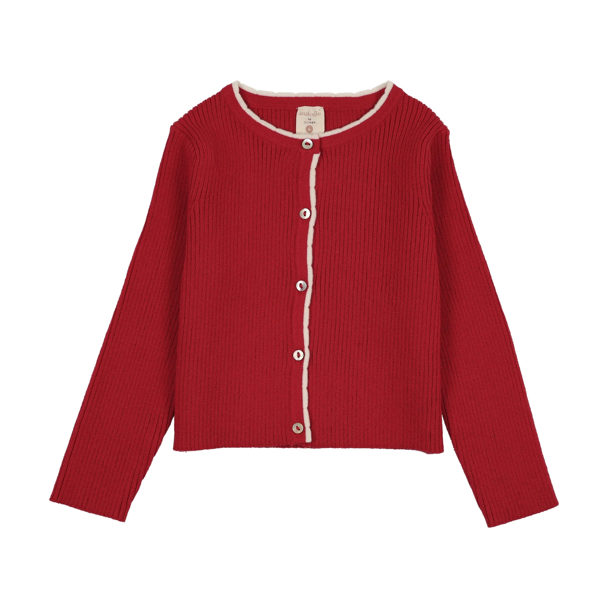 Analogie Scallop Rib Cardigan - SS26 -