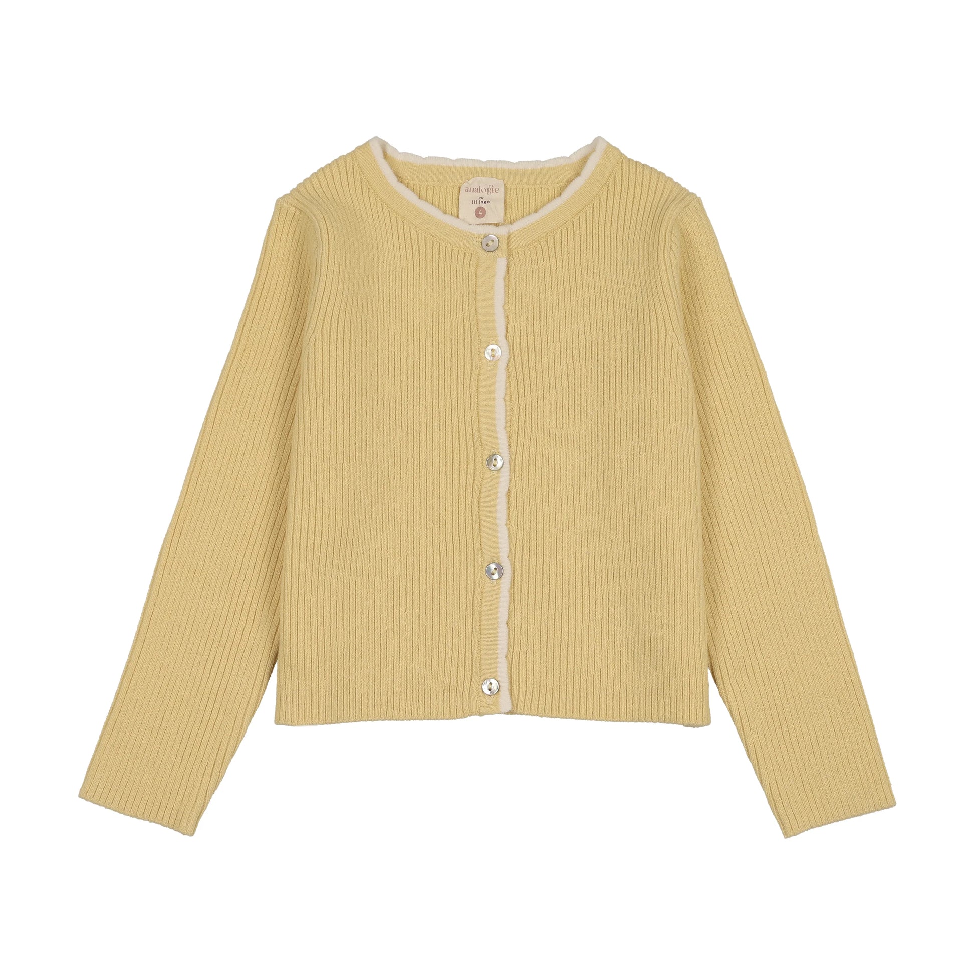Analogie Scallop Rib Cardigan - SS26 -
