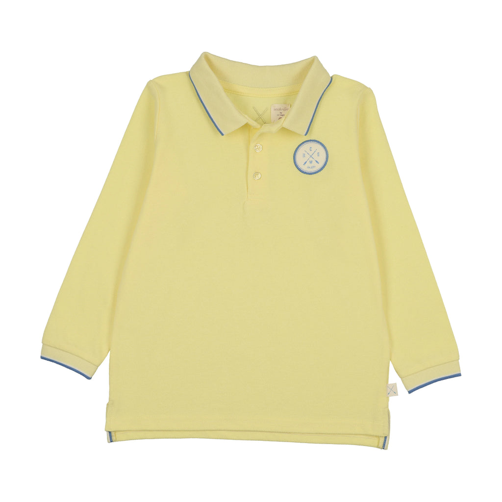 Analogie Boating Crew Long Sleeve Polo - SS26 -