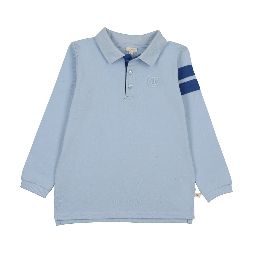 Lil Legs Stripe Detail Polo Long Sleeve - SS26 -