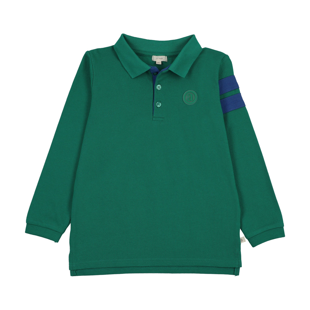 Lil Legs Stripe Detail Polo Long Sleeve - SS26 -