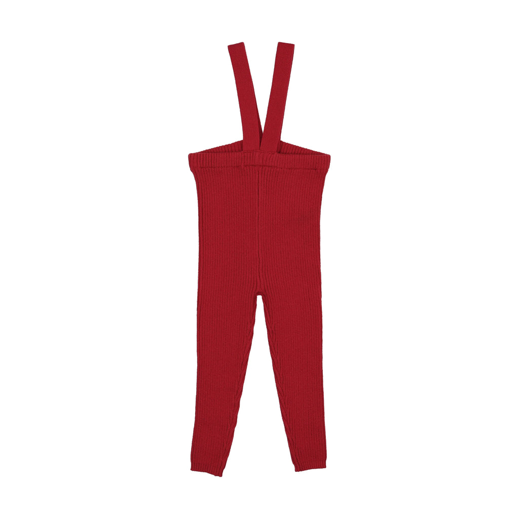 Analogie Basic Knit Suspender Leggings -