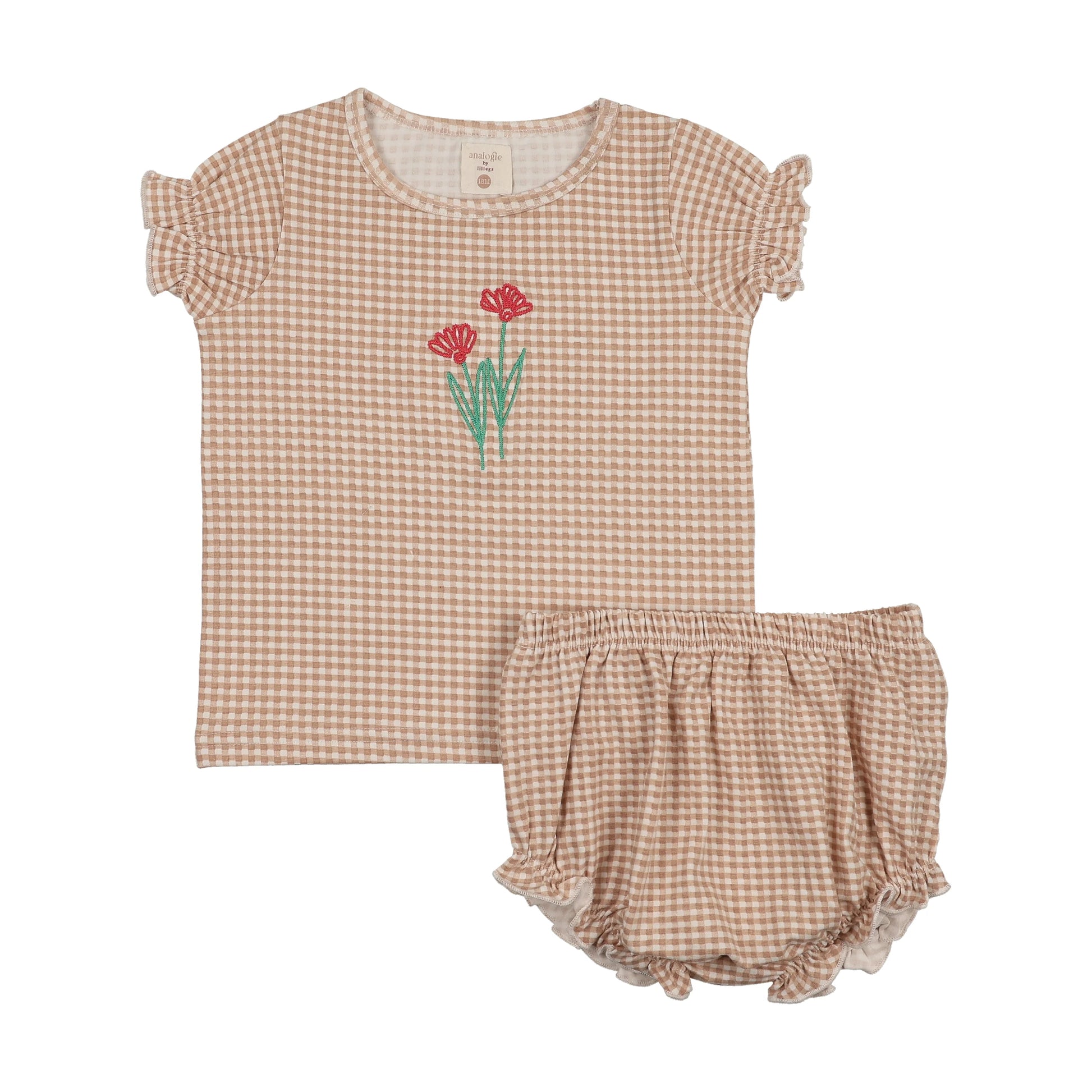 Analogie Gingham Flower Set - SS26 -