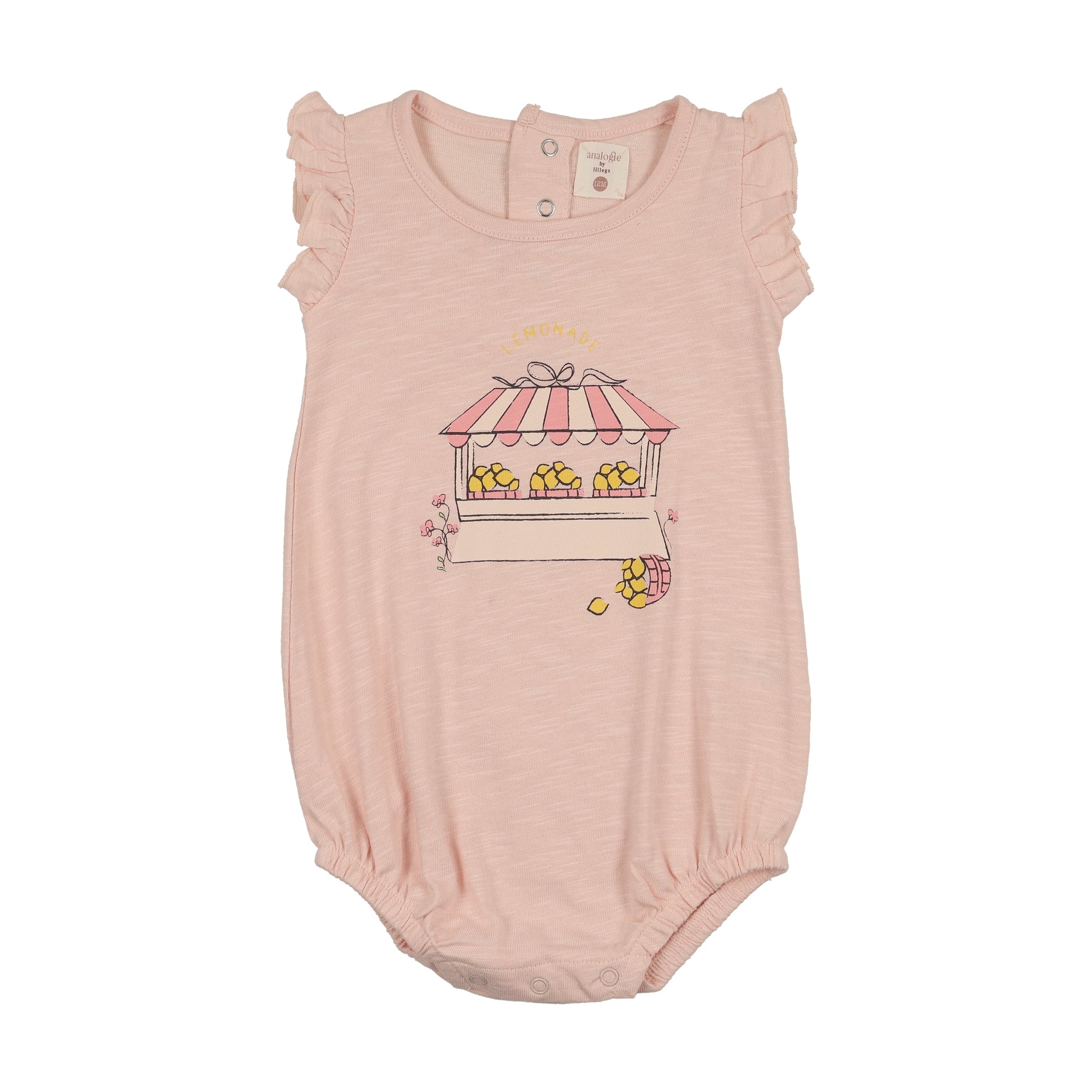 Analogie Girls Lemon Romper - SS26 -