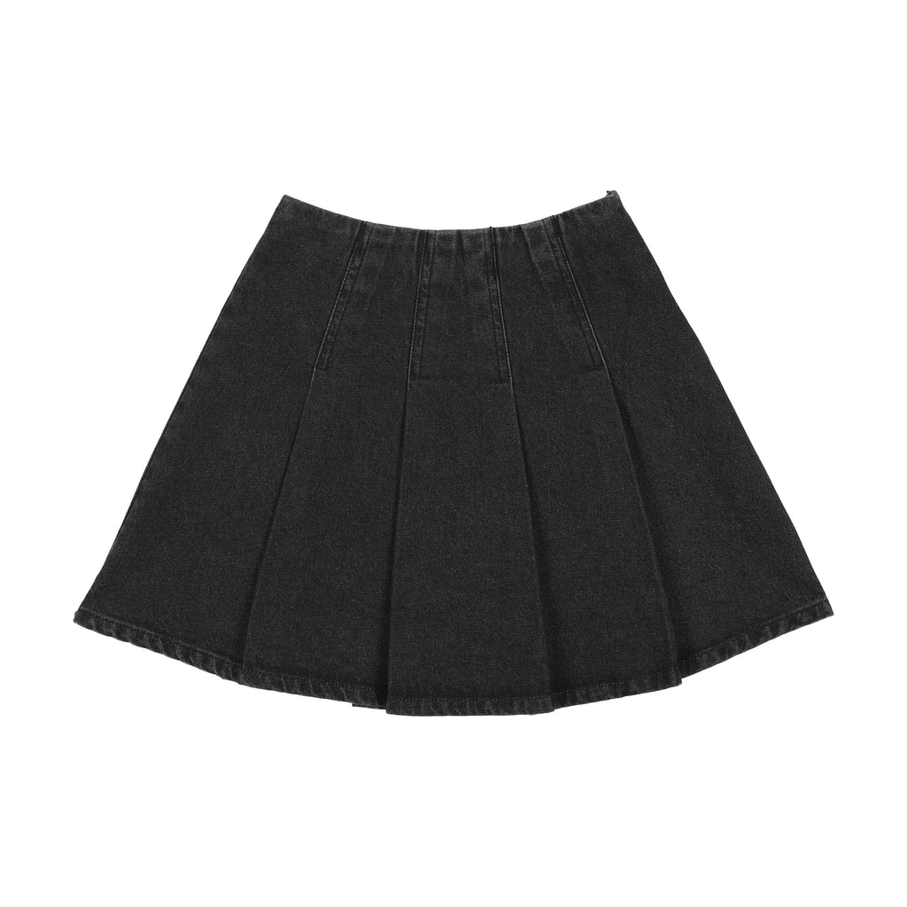 Lil Legs Pleated Denim Skirt - SS26 -