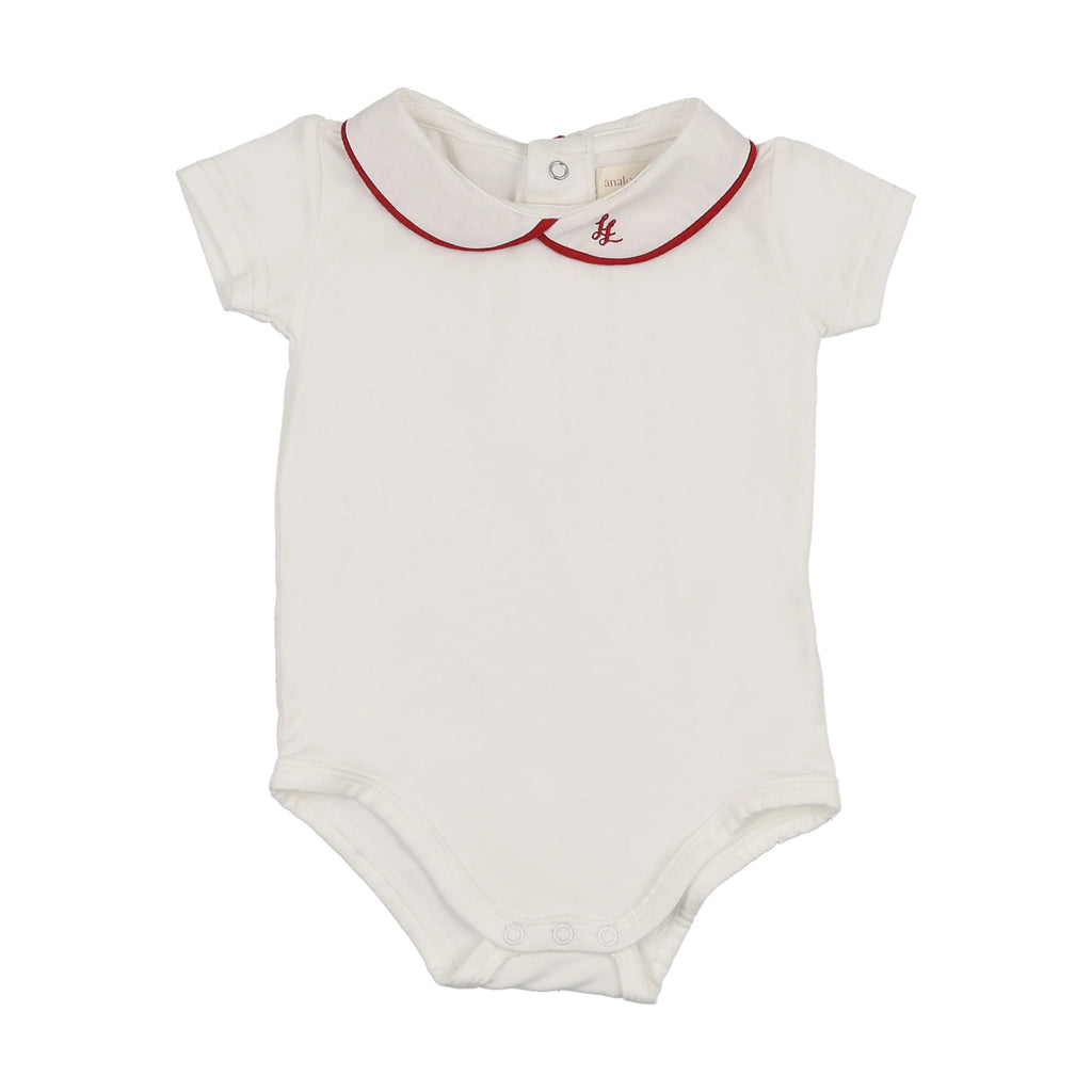 Analogie Peter Pan Onesie W/ Piping - SS26 -