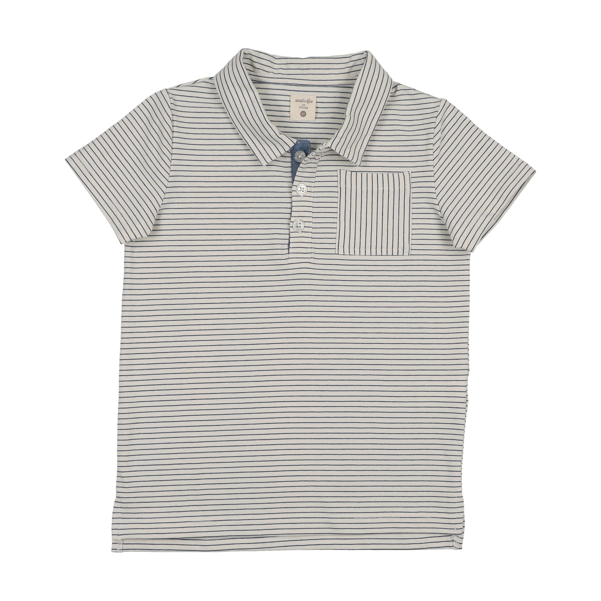 Analogie Denim City Stripe Polo - SS26 -