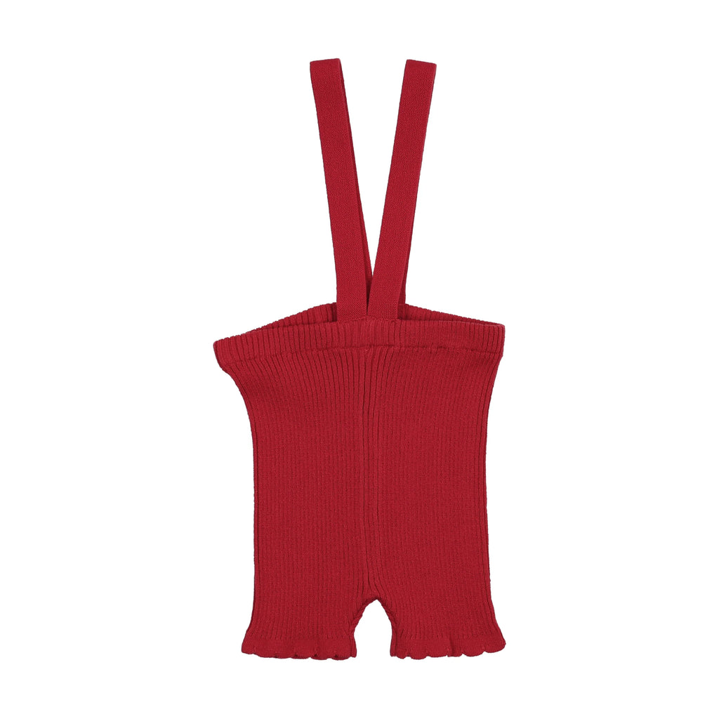 Analogie Scallop Suspender Shorts - SS26 -