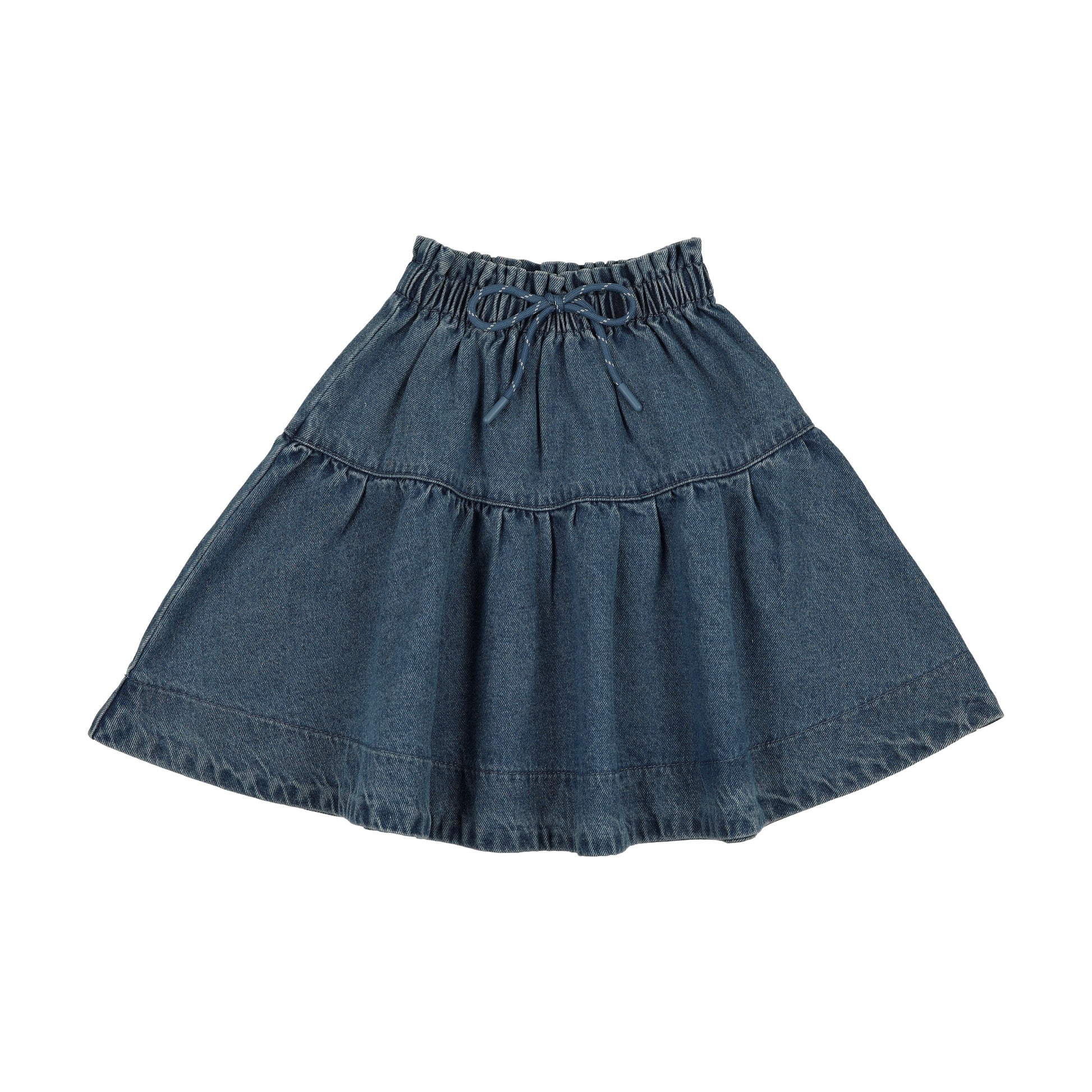 Lil Legs Denim Gathered Skirt - SS26 -