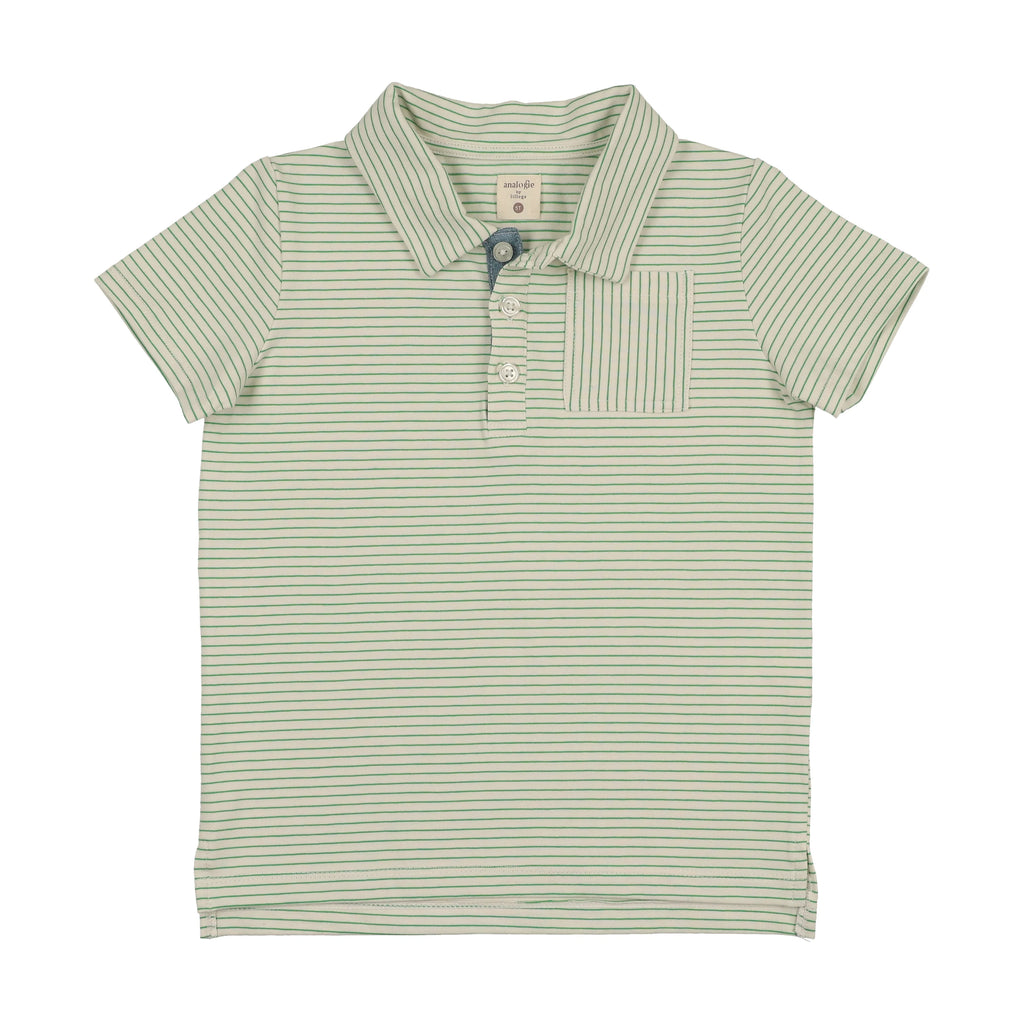 Analogie Denim City Stripe Polo - SS26 -