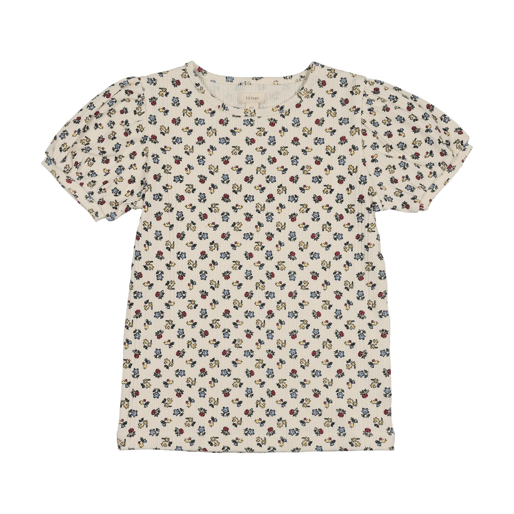 Lil Legs Puff Sleeve Short Sleeve Tee - SS26 -