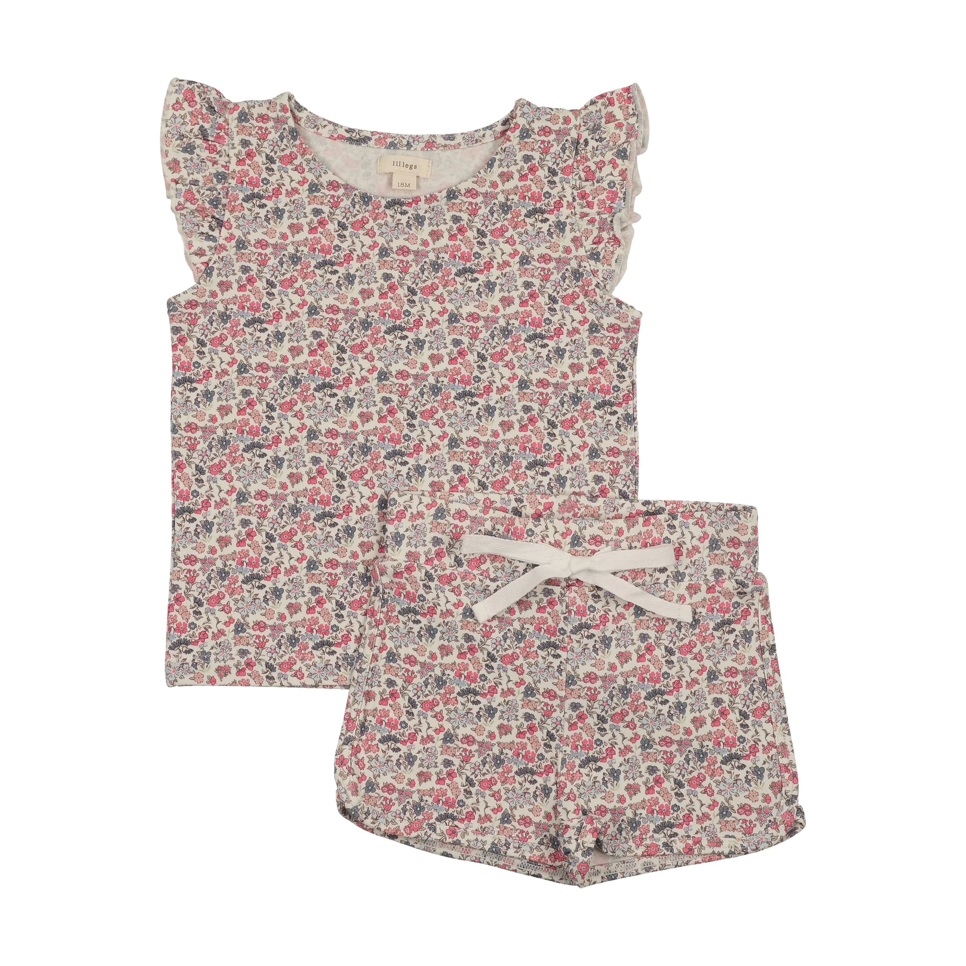 Lil Legs Flutter Printed Toddler Set - SS26 -