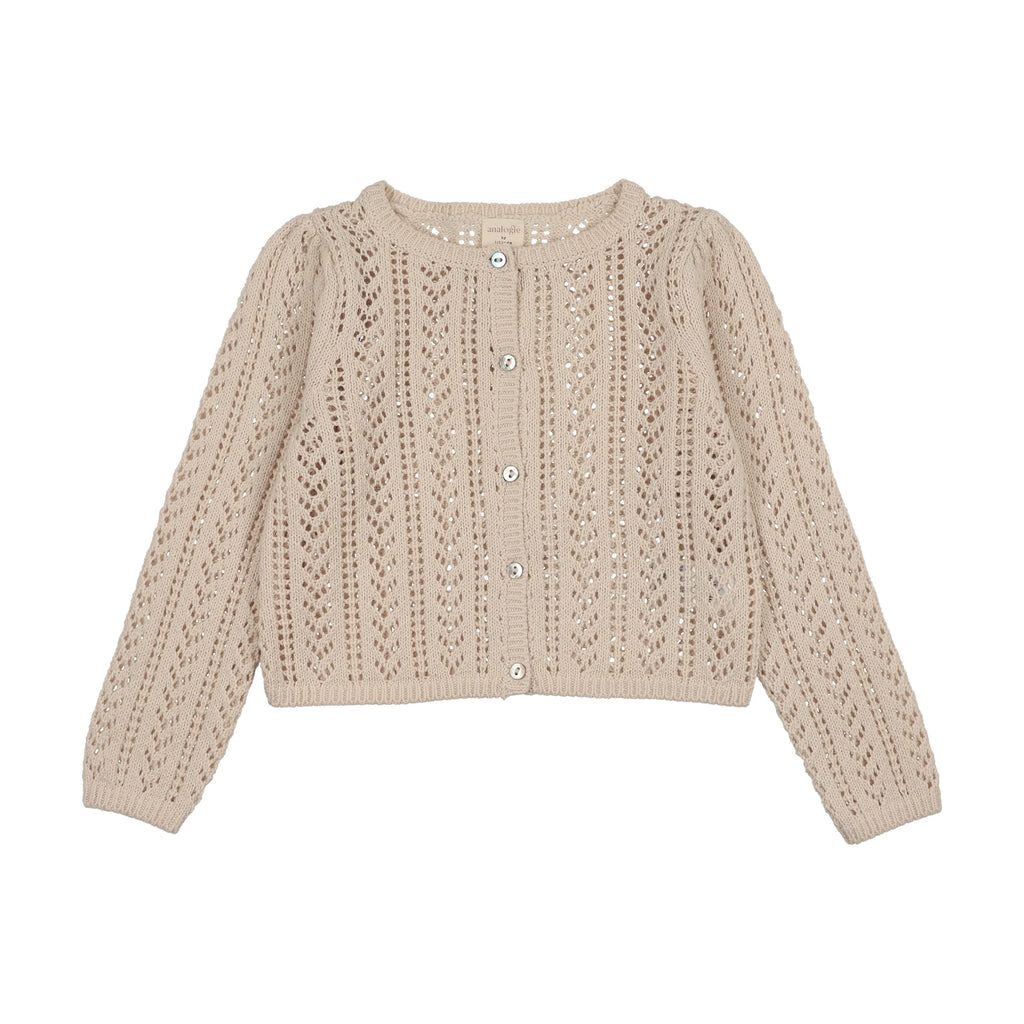 Analogie Girls Pointelle Cardigan - SS26 -