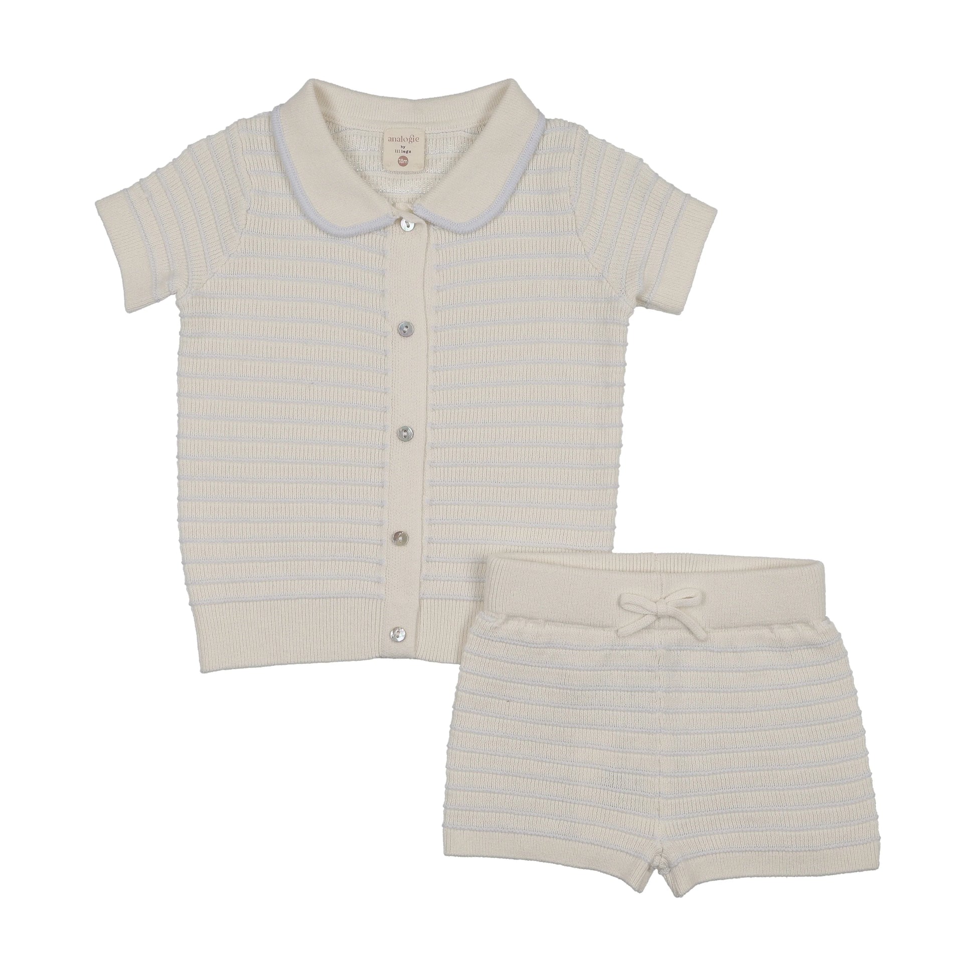 Analogie Textured Stripe Knit Set - SS26 -