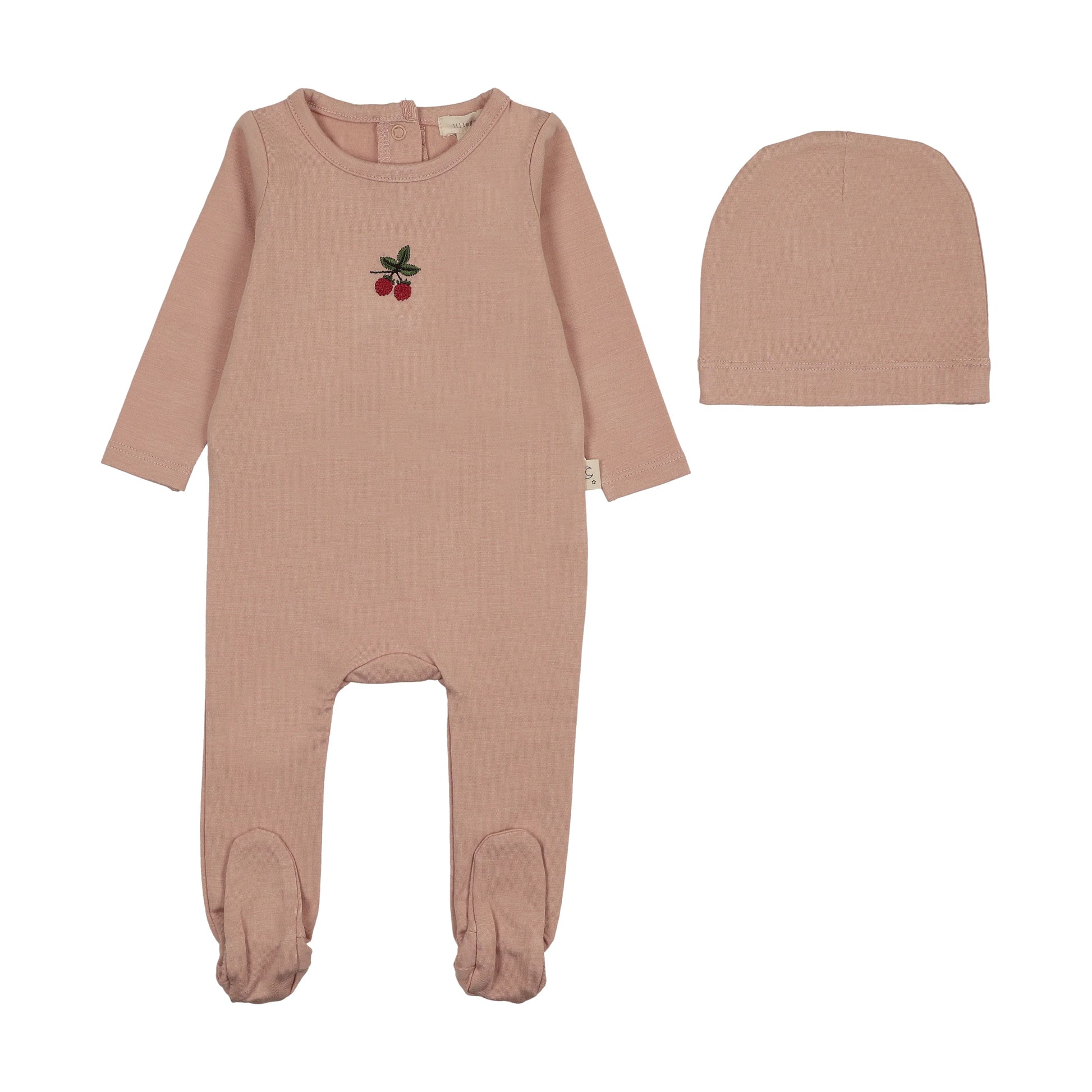 Lil Legs Embroidered Lounge Footie Set - SS26 -