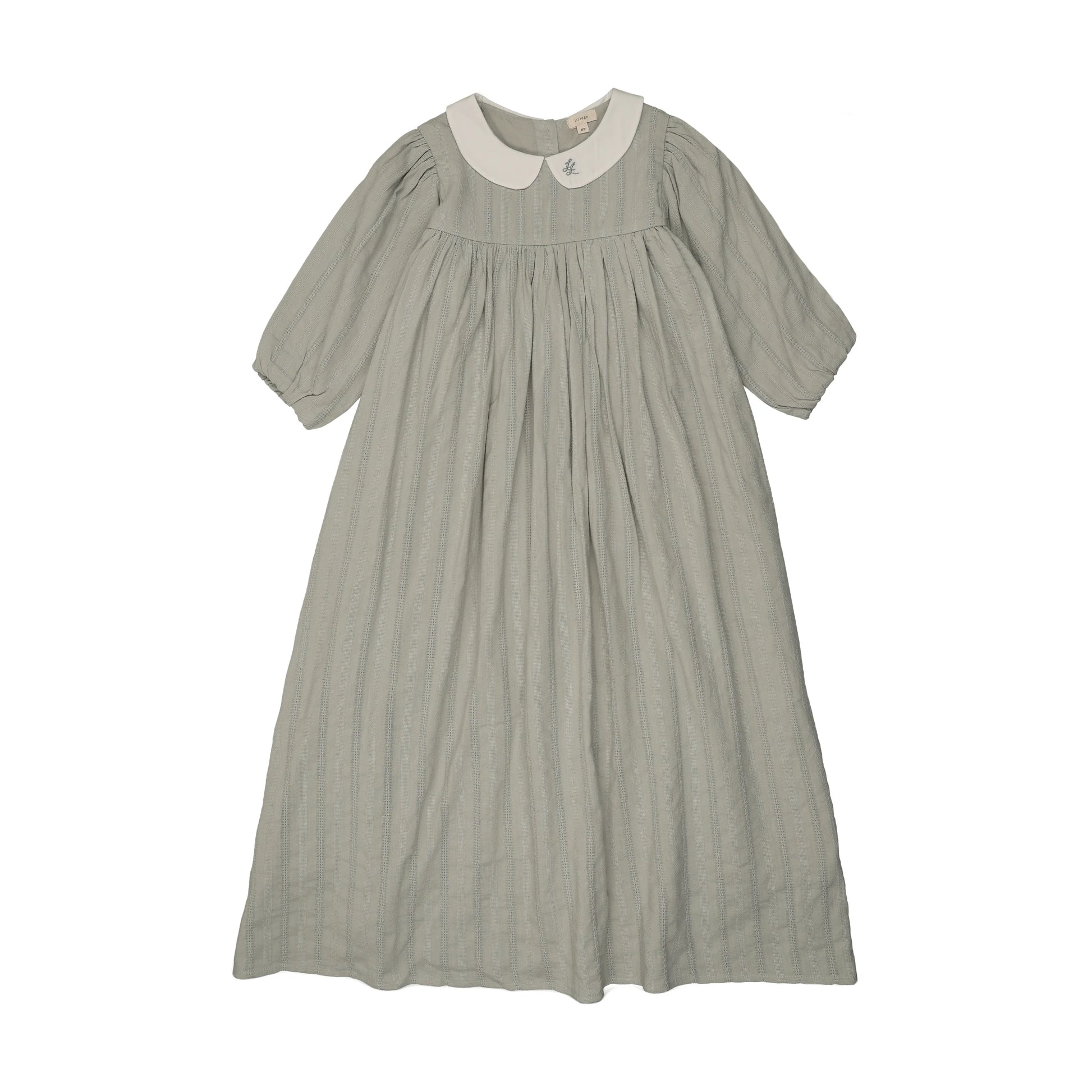 Lil Legs Embroidered Collar Maxi 3/4 Sleeve - SS26 -