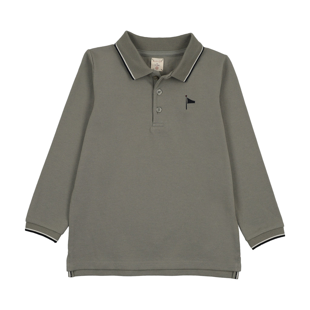 Analogie Outer Field Boys Long Sleeve Polo - SS26 -