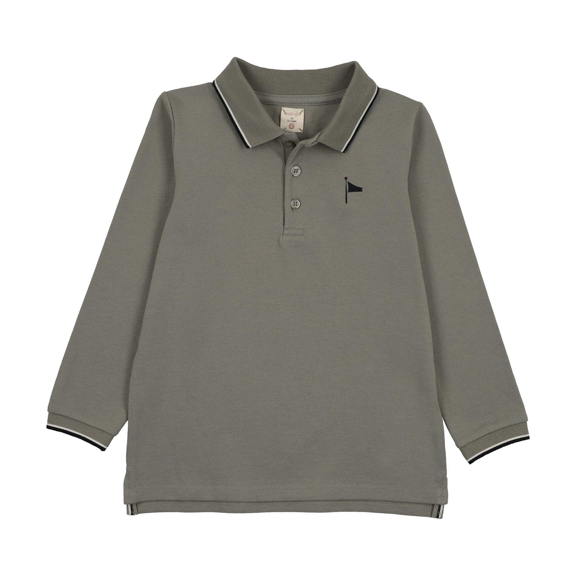 Analogie Outer Field Boys Long Sleeve Polo - SS26 -