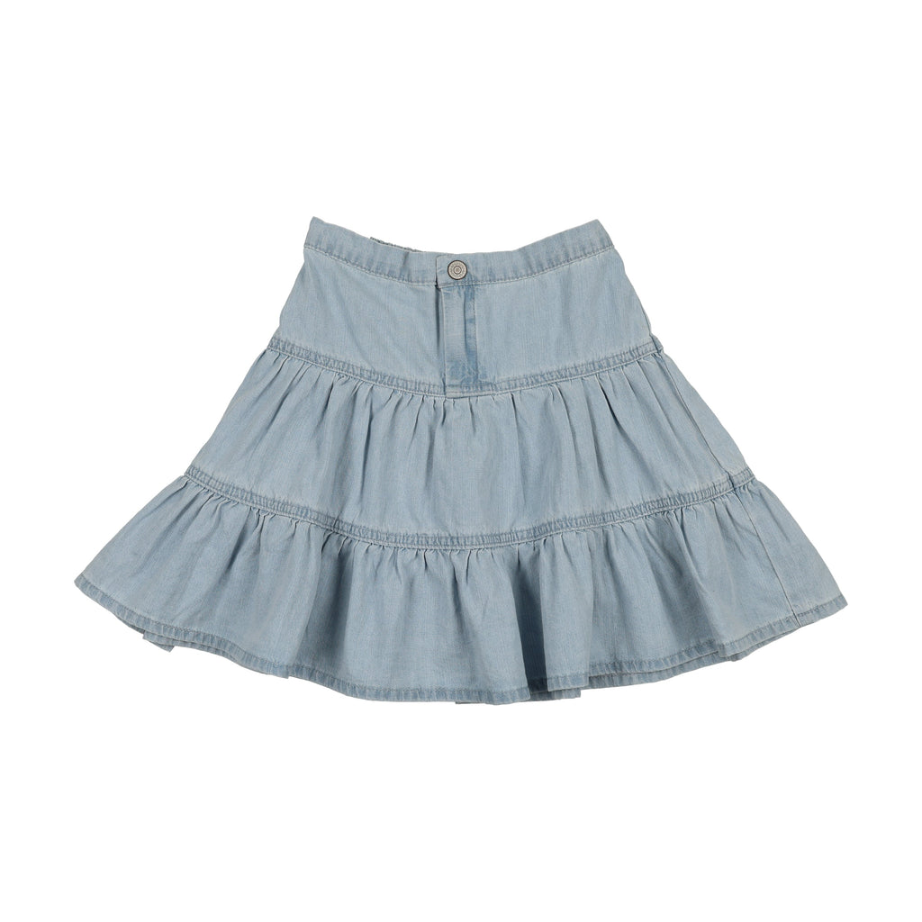 Lil Legs Denim Tiered Skirt - SS26 -