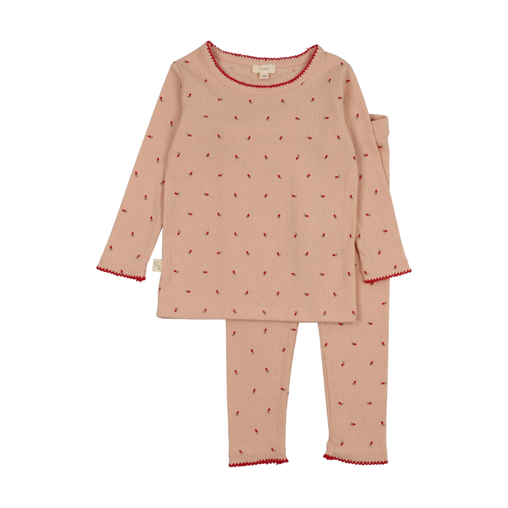 Lil Legs Color Dainty Print Lounge Set - SS26 -