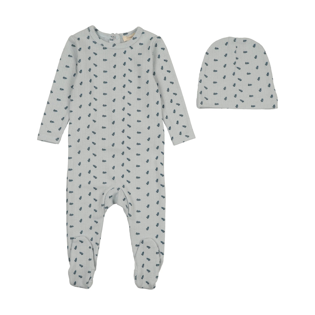 Lil Legs Color Dainty Print Footie - SS26 -