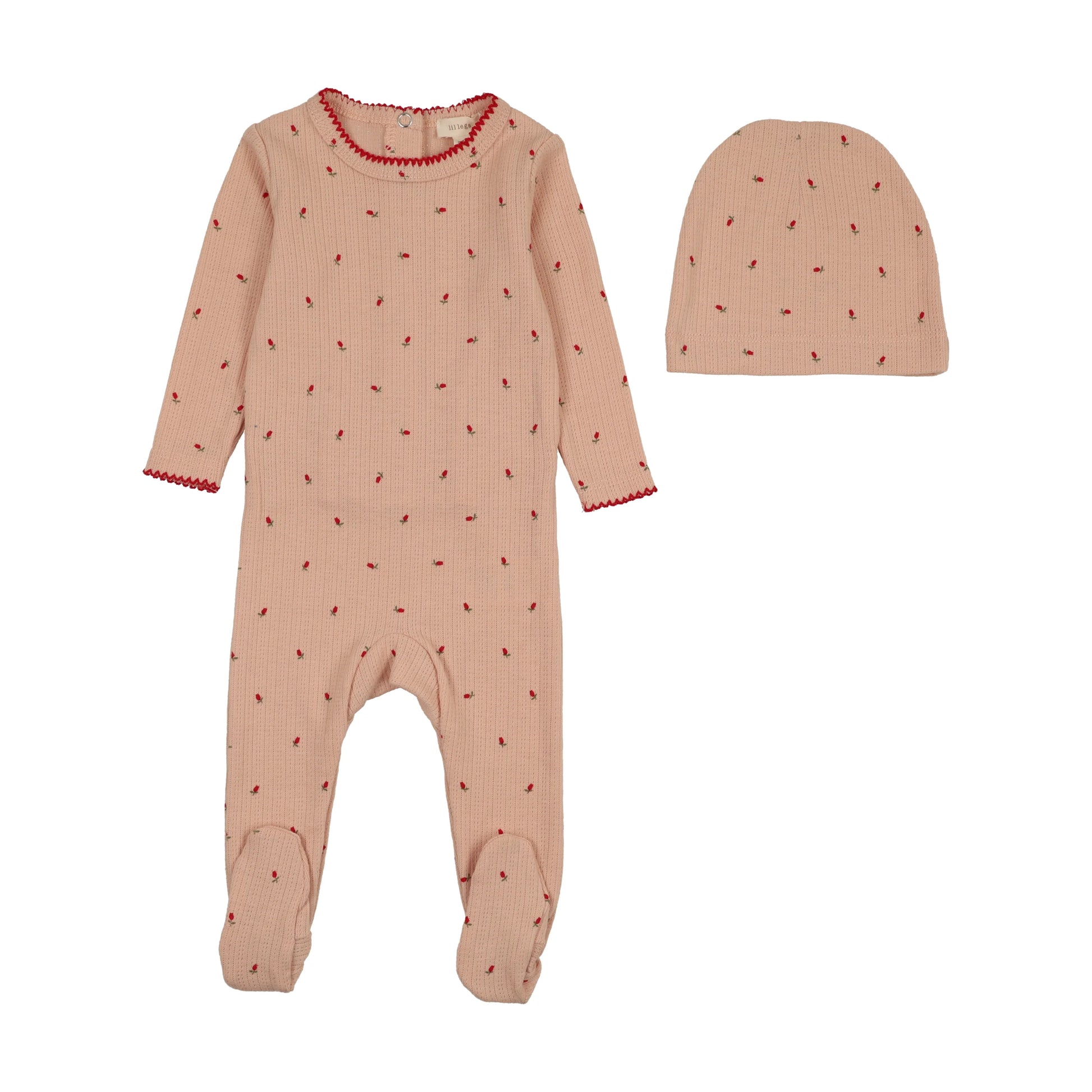 Lil Legs Color Dainty Print Footie - SS26 -